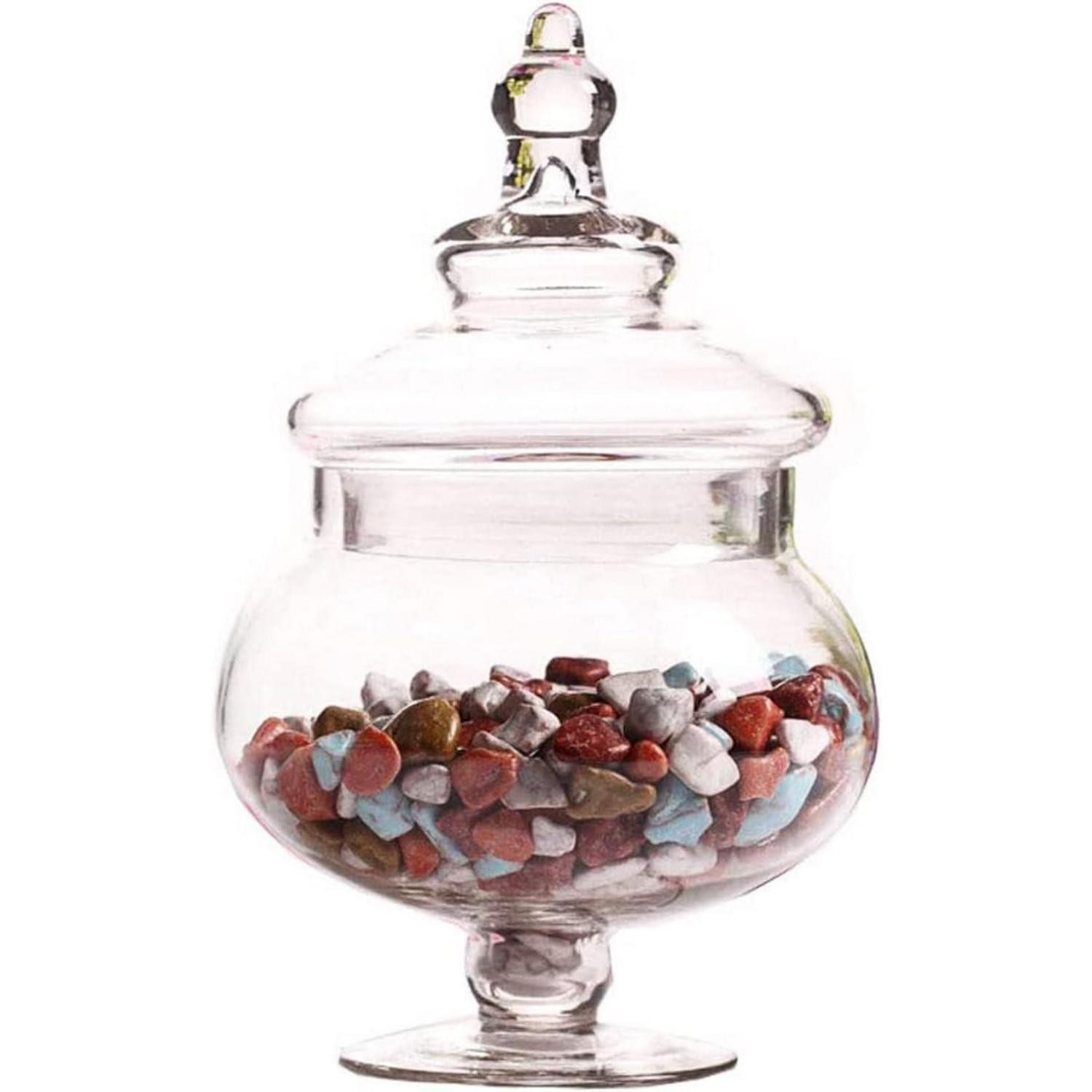 LuxusKollektion Vorratsglas Bonbonglas mit Deckel, Dekorativ für Hochzeiten, Partys, Süßigkeiten