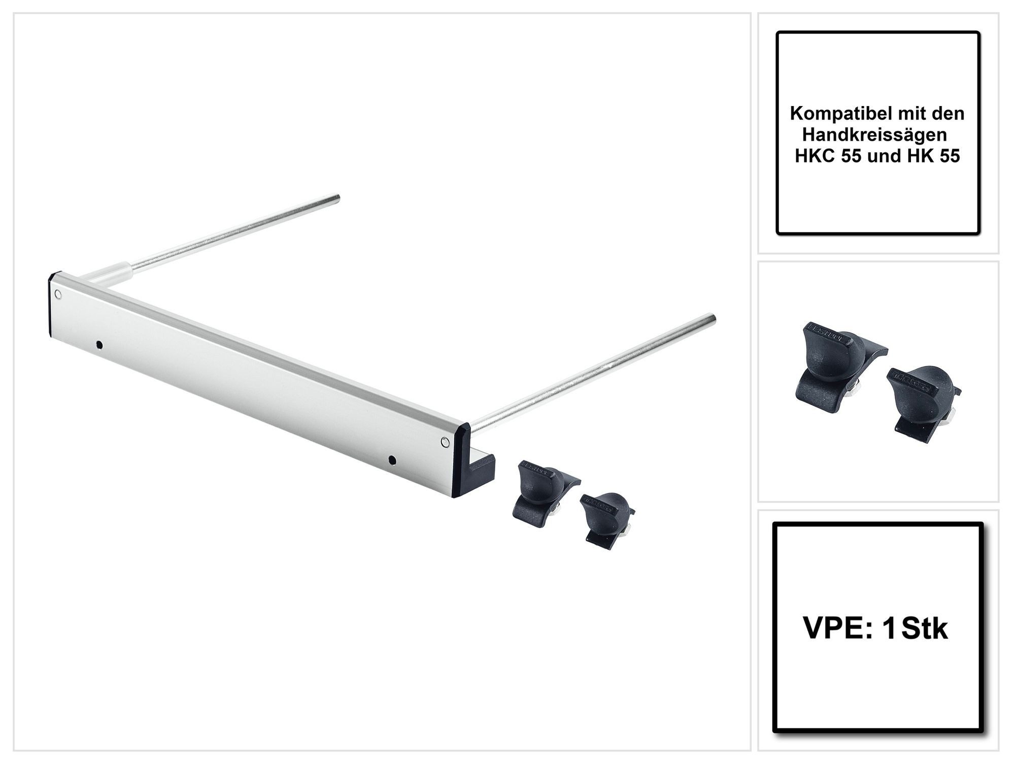 FESTOOL Maschinen-Führungsschienen PA-HKC 55 Parallelanschlag (500464) für Handkreissäge HKC 55 und HK