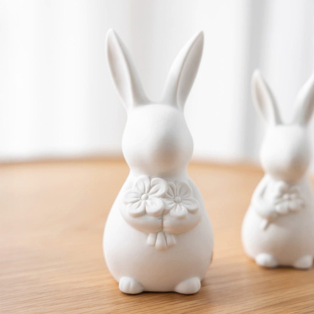 Storefactory Dekoobjekt Osterdekoration Hase Ilse - weiß