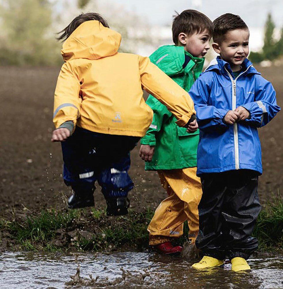 Matschjacke Kinder Kamik Regen- für und BAY BAY SPOT - gelb