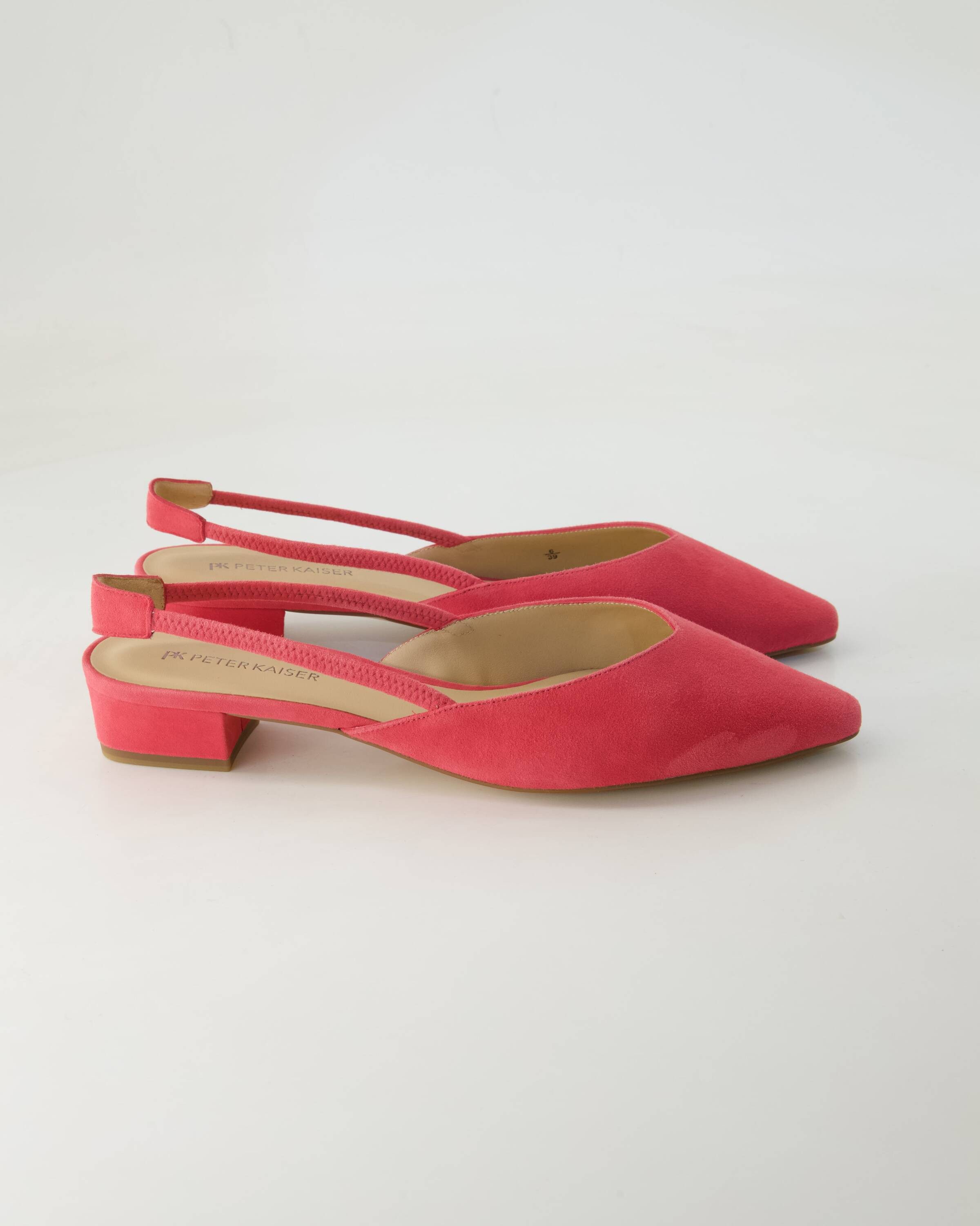 Peter Kaiser Sling Slingpumps Obermaterial: Leder
