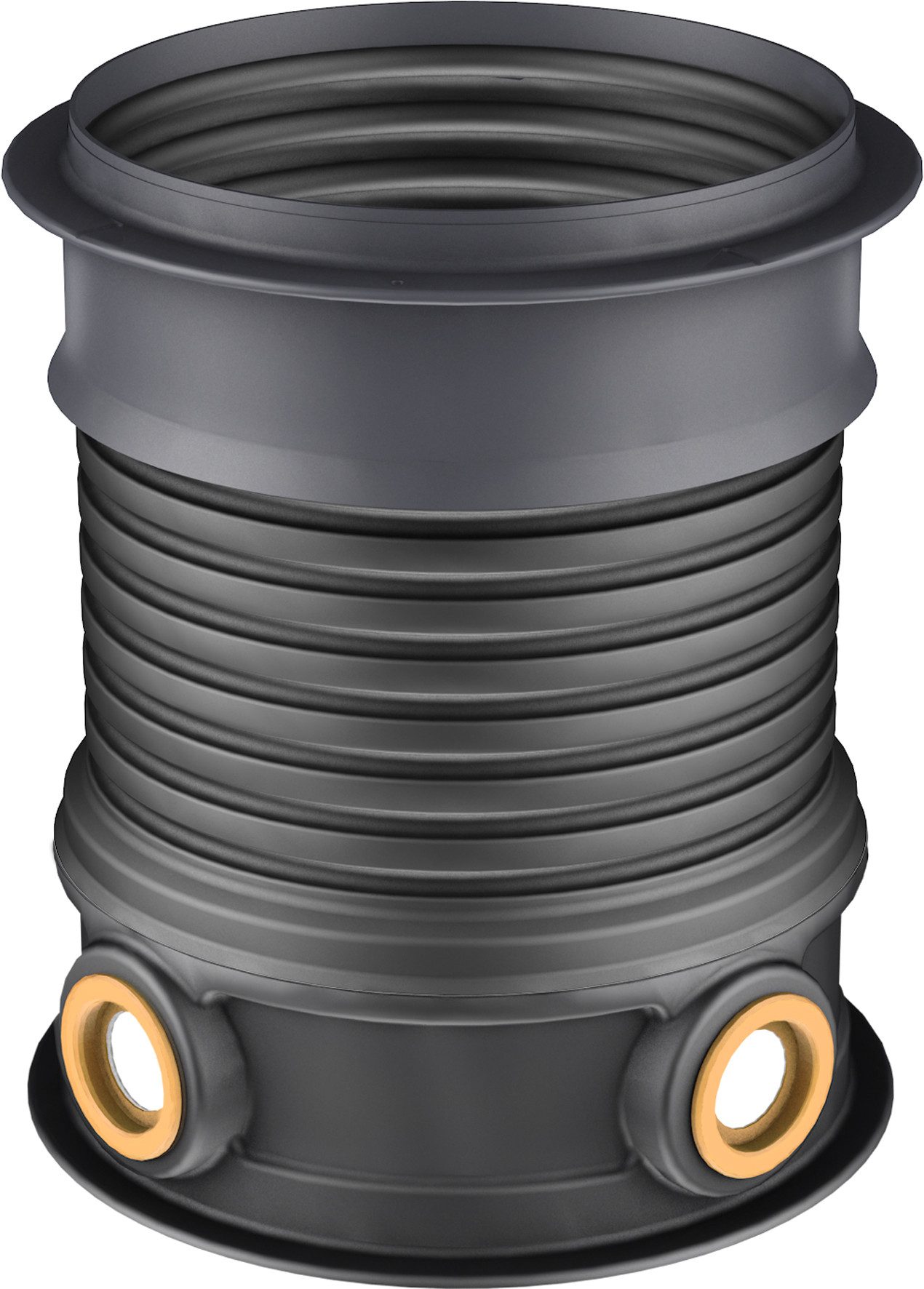 GARANTIA Regentonne Teleskop-Domschacht 470 - 950 mm schwarz