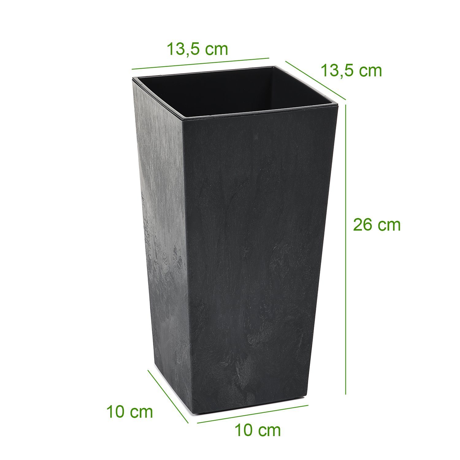 KAGM Pflanzkübel Blumenkübel Blumentopf in Betonoptik günstig online kaufen