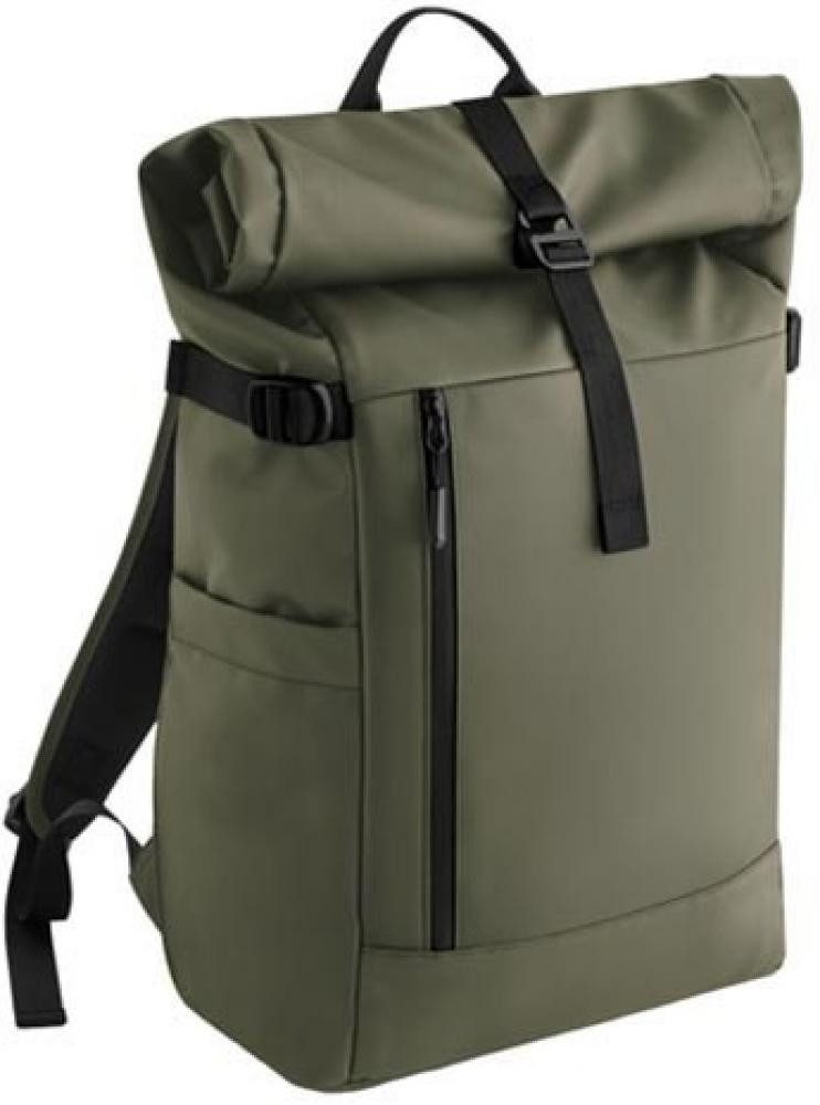 BagBase Freizeitrucksack Everyday Roll-Top Rucksack mit Laptop-Außenfach