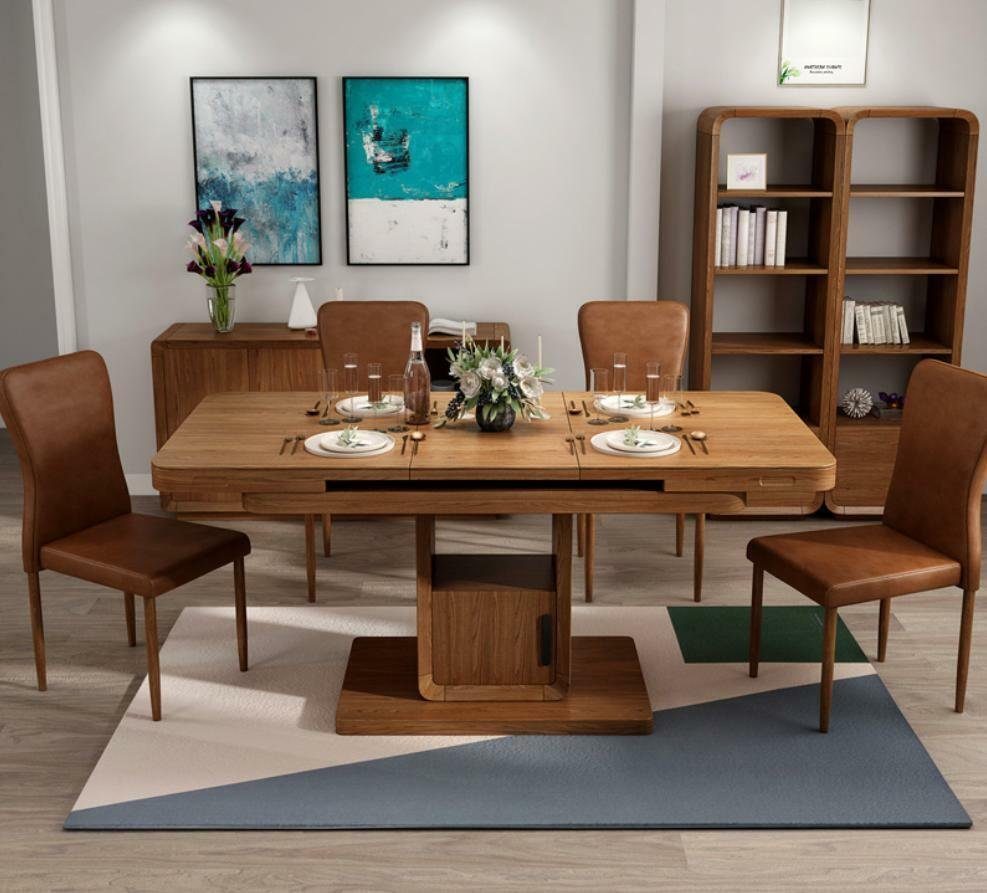 JVmoebel Esstisch, Tisch Luxus Moderne Esszimmer Möbel Esstische Holz Holztische Braun