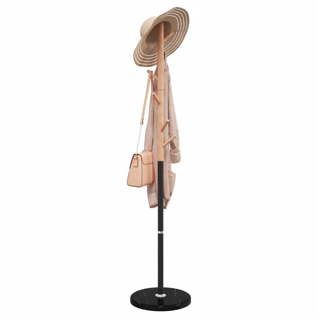 vidaXL Garderobenständer Garderobenständer Schwarz 172 cm Pulverbeschichtetes Eisen, (1 St)