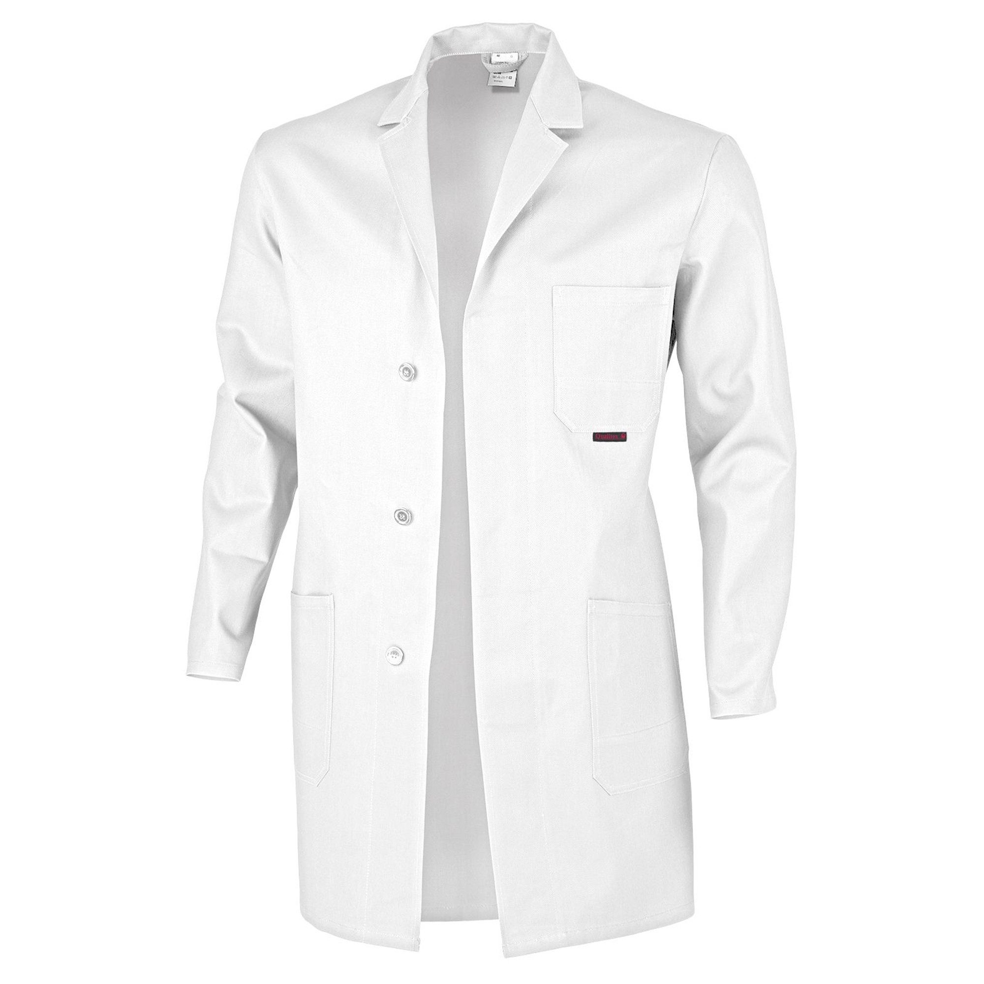 Qualitex Workwear Arbeitsjacke classical Berufsmantel - BW 270 - Strapazierfähig aus reiner Baumwolle