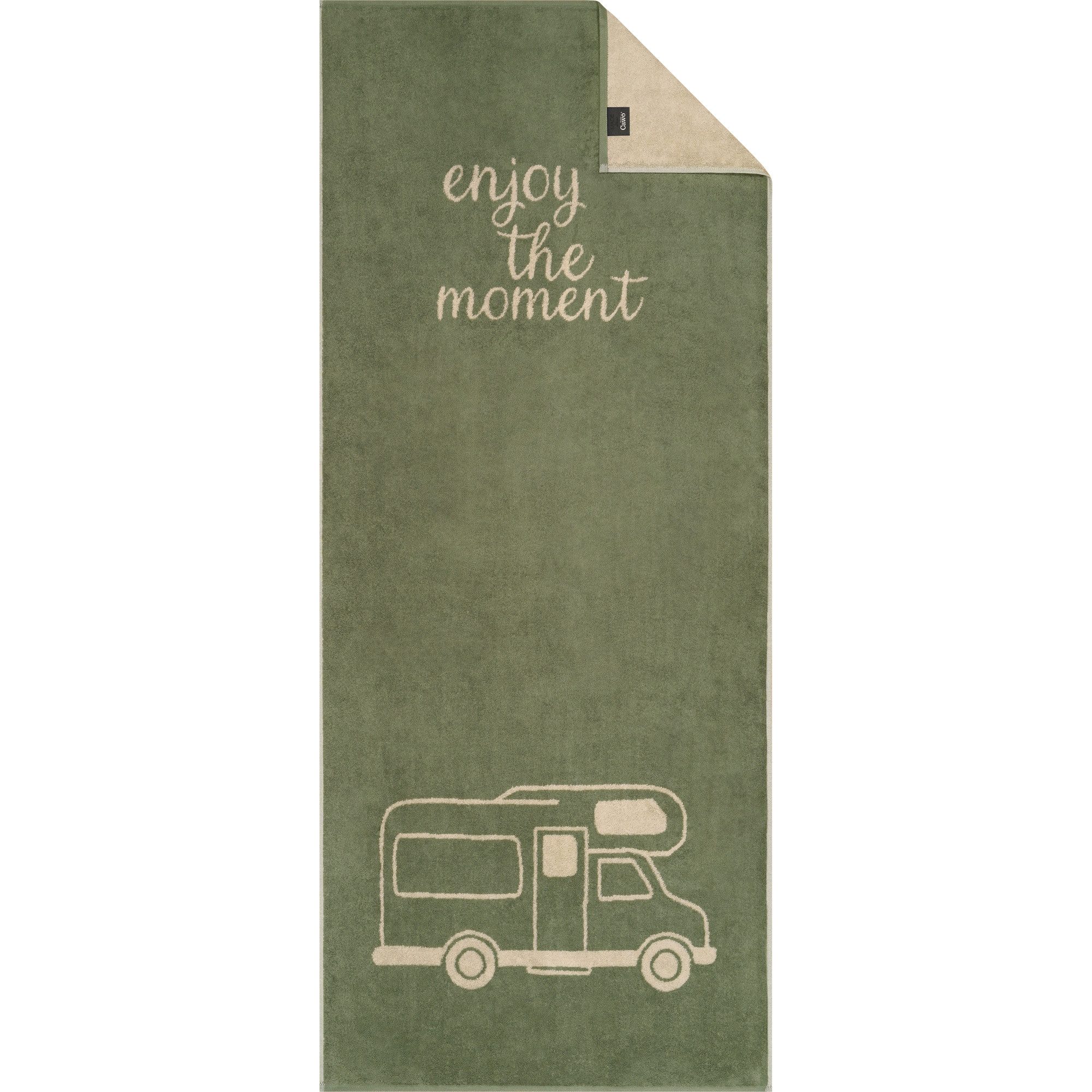 Cawö Saunatuch Postcard Towels TRAVEL Camper 6286, 100% Baumwolle (1-St) günstig online kaufen