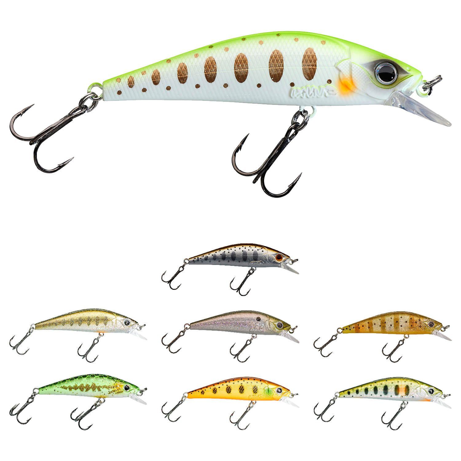 Gunki Fishing Kunstköder Gunki Gamera 78SHW Wobbler, (1-St)