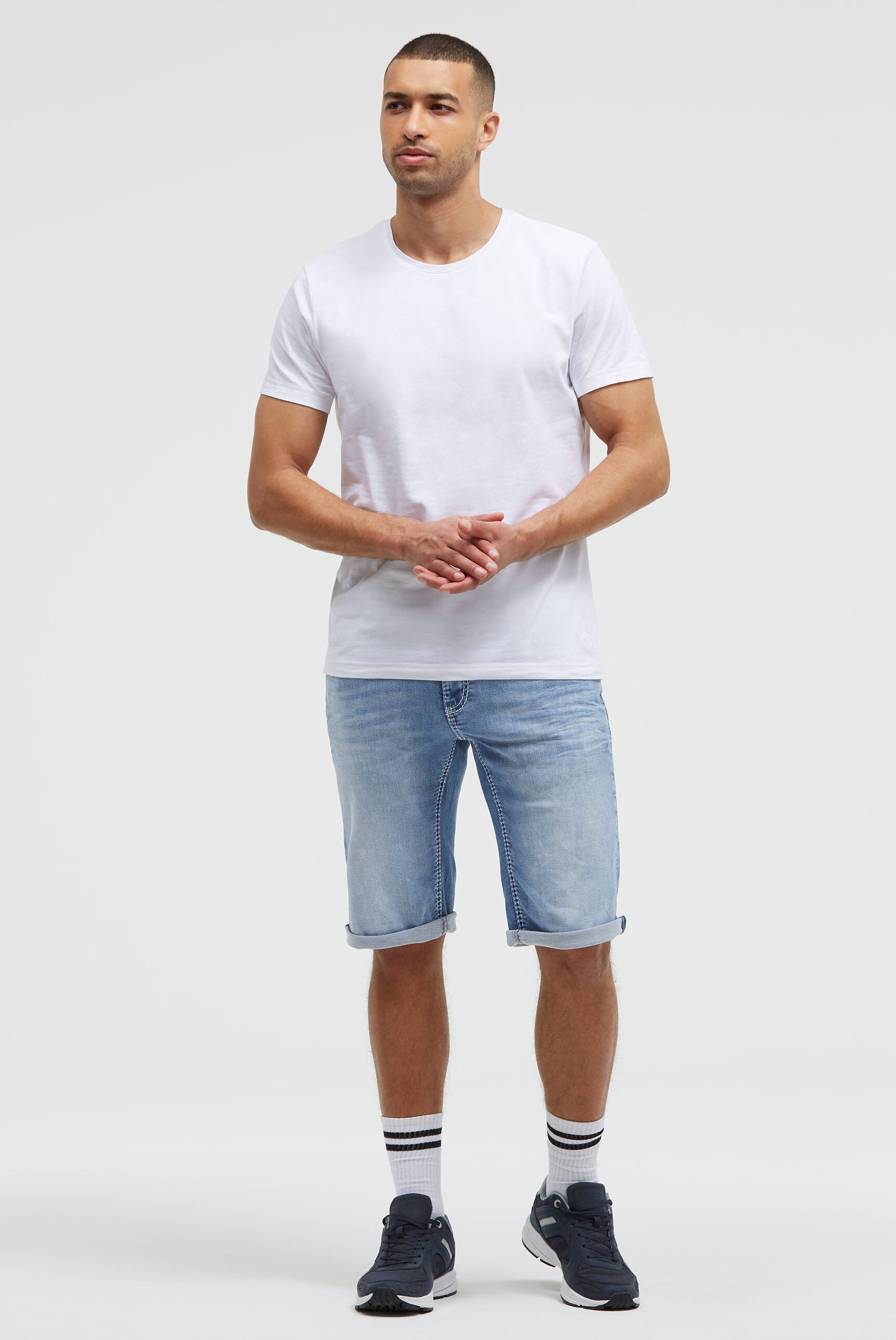 CAMP DAVID Jeansshorts mit Turn-Up Saum
