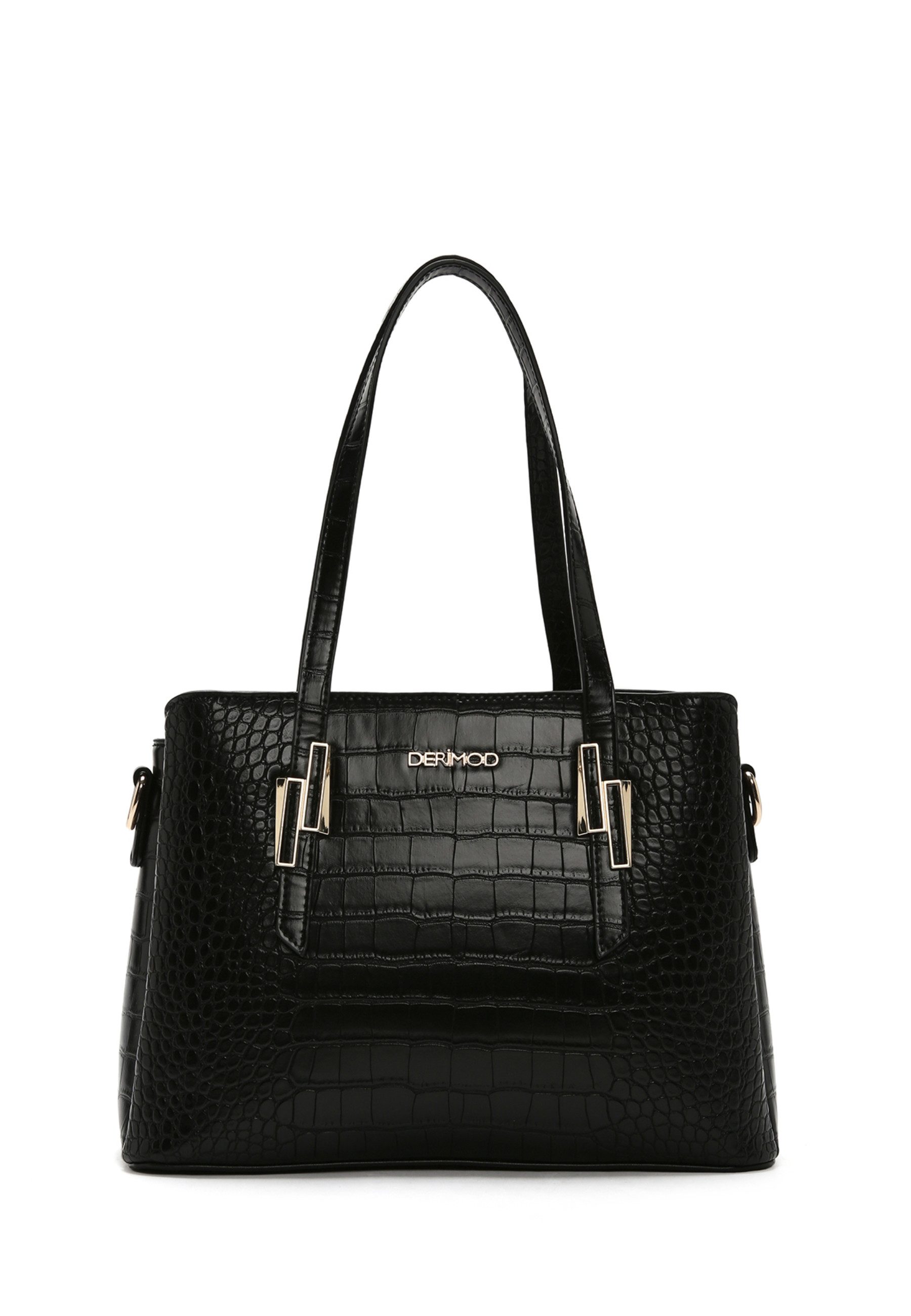 Derimod Umhängetasche Handtasche aus Kunstleder, Kunstleder, Schulterriemen günstig online kaufen