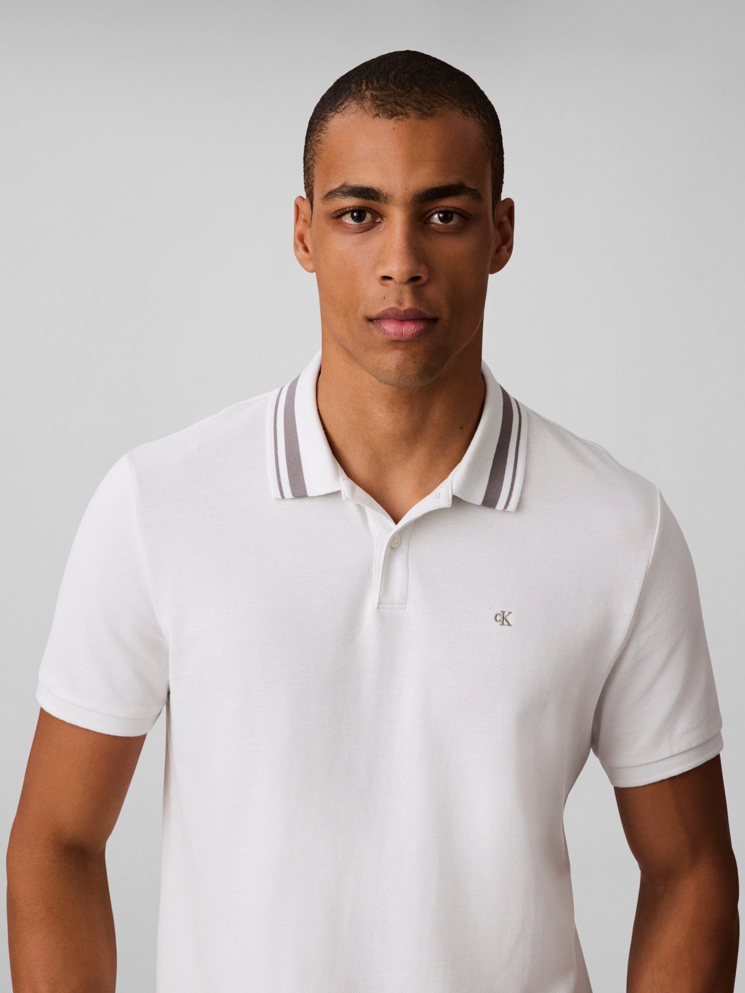 Calvin Klein Jeans Poloshirt SS CSL PQ CLSSC TPPD Mit Rundhalsausschnitt