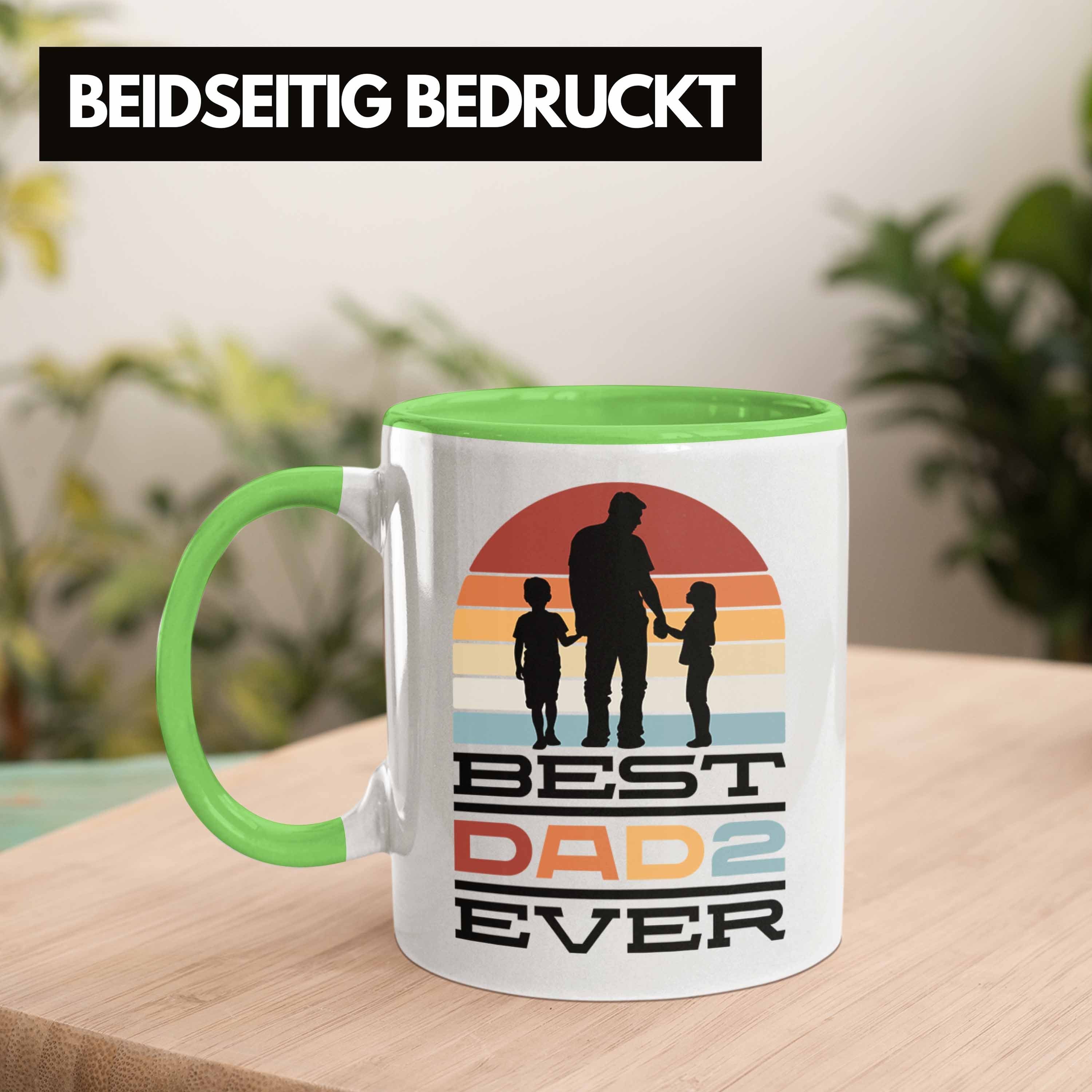 Tasse Trendation Tasse Stiefvater Geschenkidee Vat Geschenk Kaffee-Becher für Grün Stiefpapa