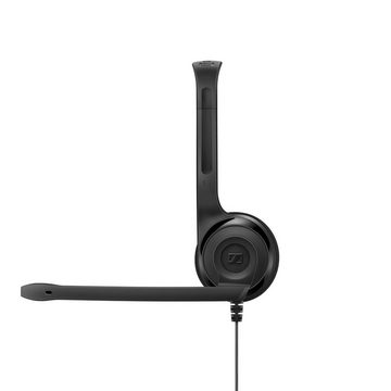 Sennheiser PC 5 Chat Headset PC-Headset (kabelgebundene Kopfhörer, 3,5-mm-Klinkenstecker, Schwarz, 77g leicht, Plug & Play)