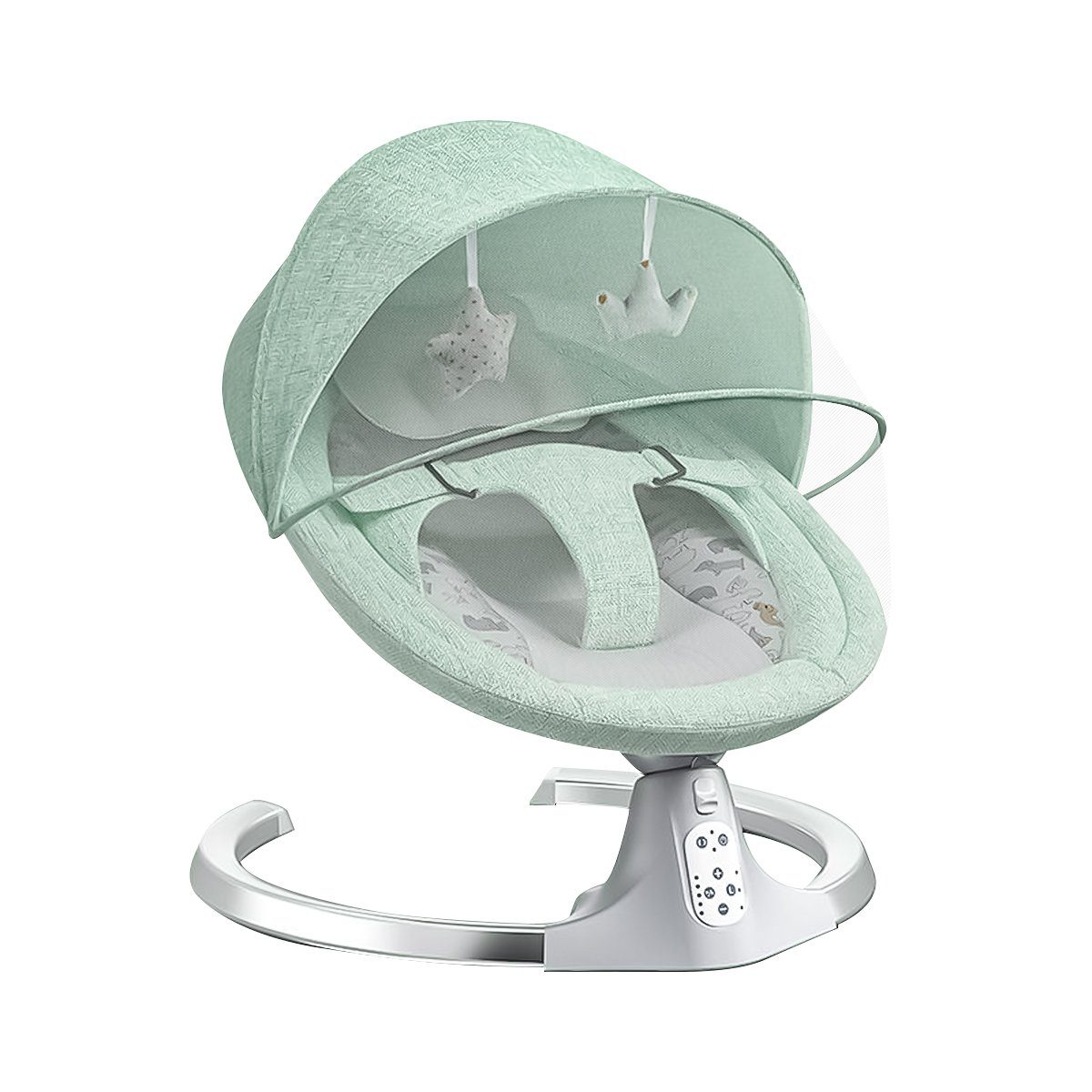 Kimbosmart Babywippe, elektrisch Babyschaukel bluetooth Musik mit Schwung  in 5 Geschwindigkeiten und Fernbedienung ab Geburt bis 36 Monat max.18kg  online kaufen | OTTO