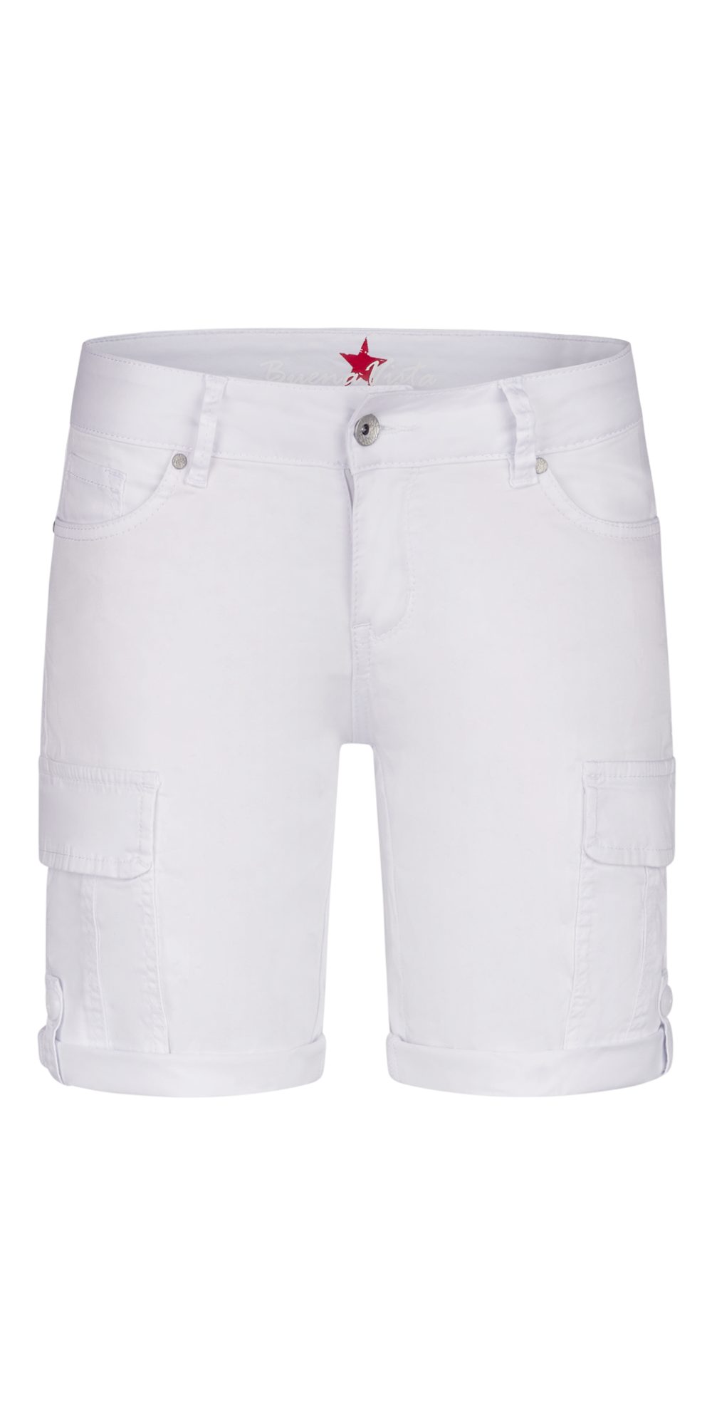 Stretch-Jeans BUENA VISTA CARGO SHORT white 2504 B5710 4003.032 - Stretch Twill