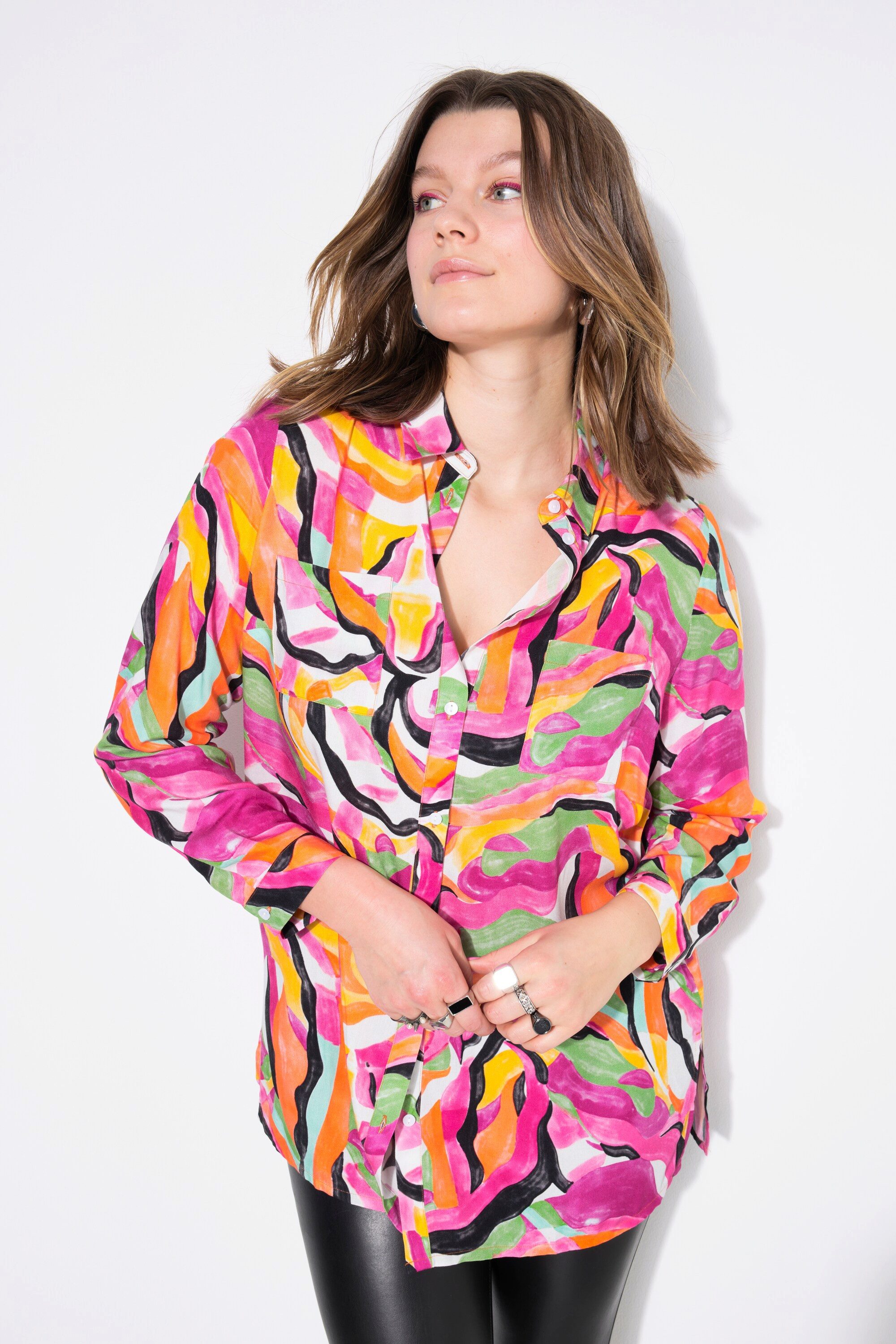 Studio Untold Hemdbluse Hemdbluse Print günstig online kaufen