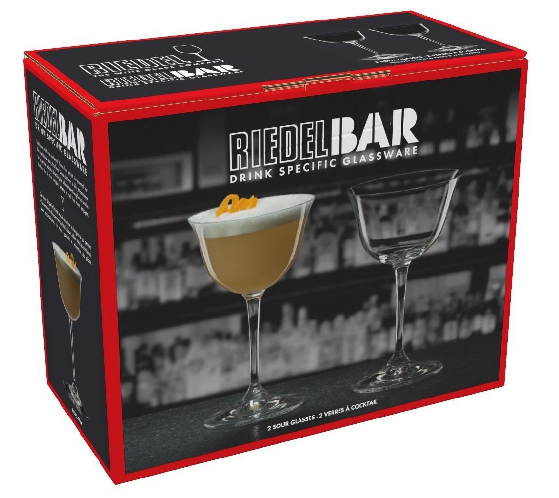 RIEDEL THE WINE GLASS COMPANY Longdrinkglas Riedel Drink Specific Sour Glass, 2er Set, Kristallglas