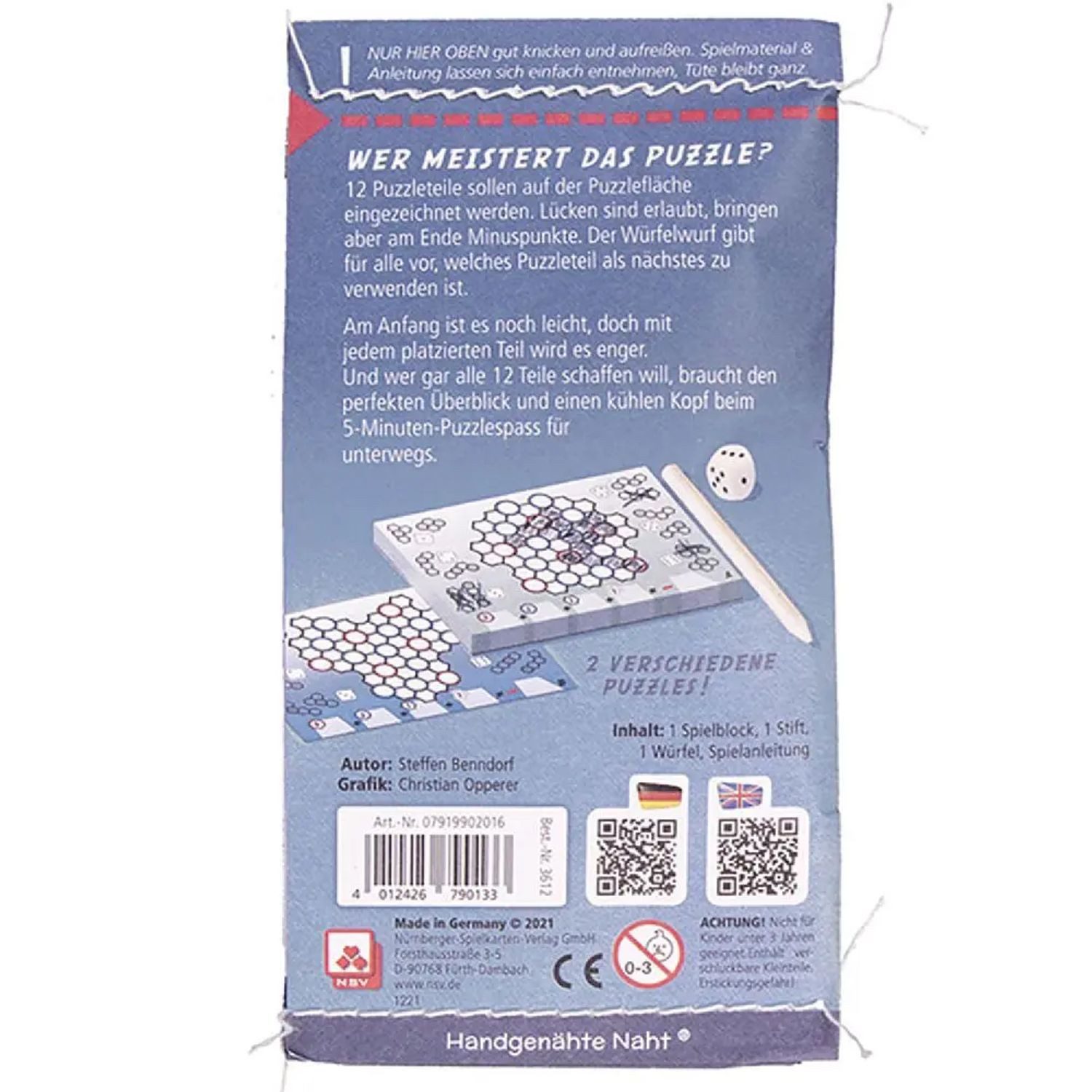 Nürnberger Spielkarten Spiel 5 Minuten Puzzle (Minny)