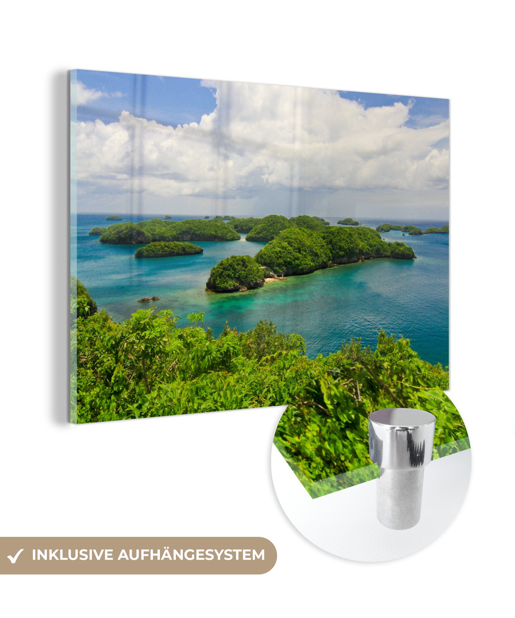 MuchoWow Acrylglasbild Nationalpark auf den Philippinen, (1 St), Acrylglasbilder Wohnzimmer & Schlafzimmer