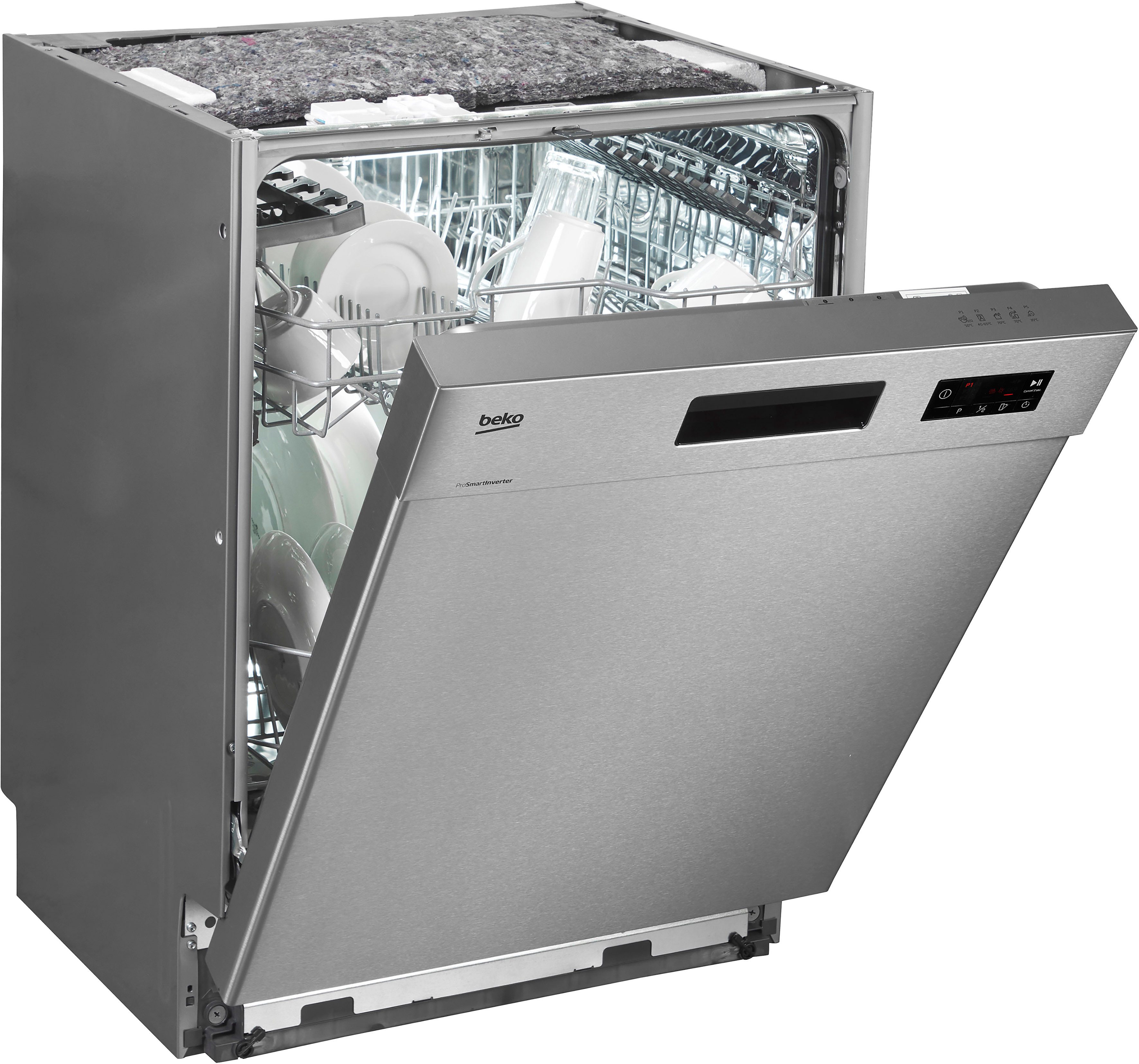 BEKO Unterbaugeschirrspüler BDUN16440X, 14 Maßgedecke, TrayWash – Intensivreinigung für 3 Backbleche in einem Durchgang – Bild 5 von 5