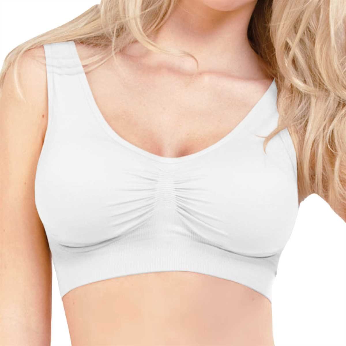 Bestlivings T-Shirt-BH (Spar-Set, 3-tlg., 3 Stück) Damen Basic BH - 3er Pack - "mit Polster" Sport Bralette - ohne Bügel