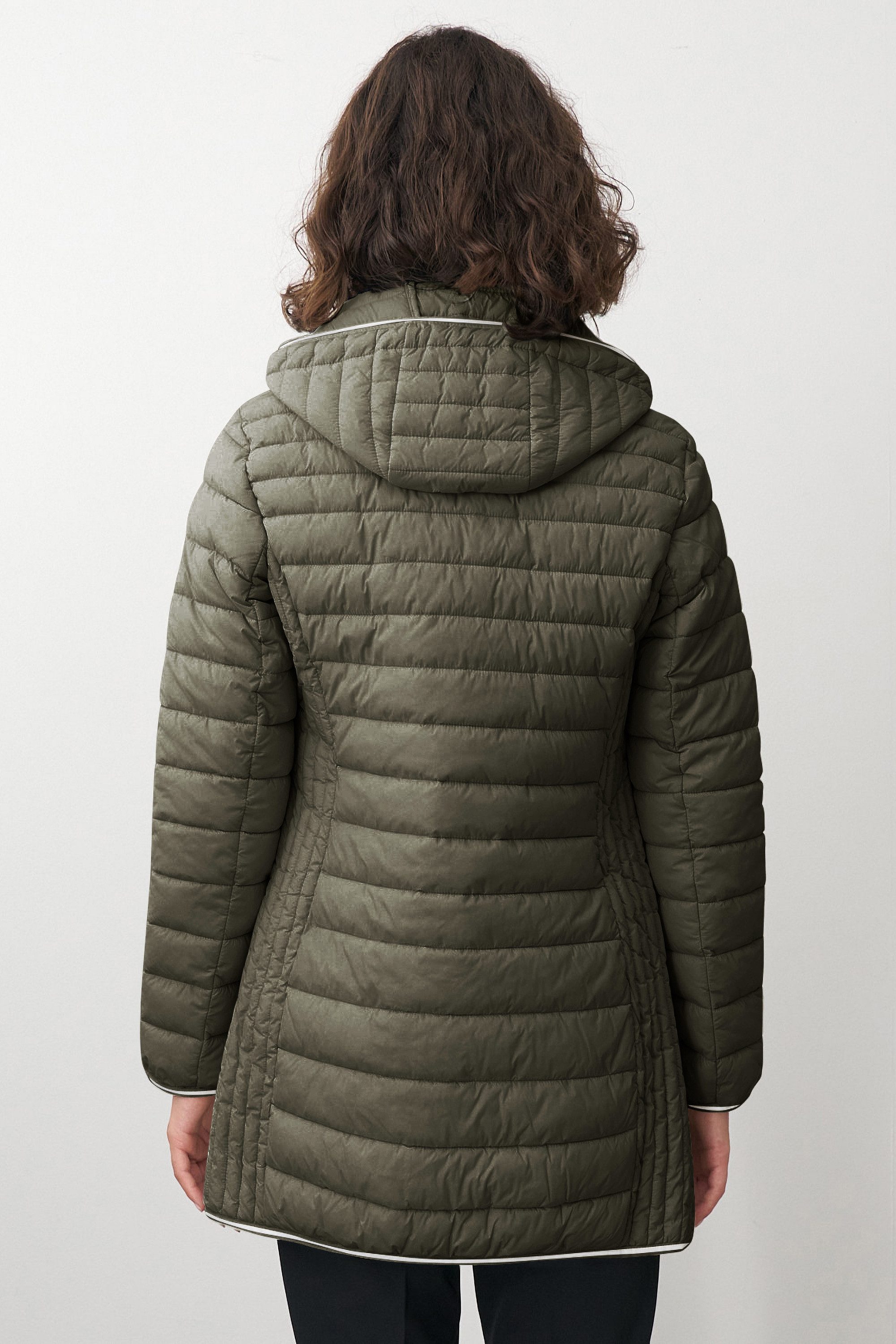 Barbara Lebek Steppjacke auch als Übergangsjacke für Damen mit Kapuze