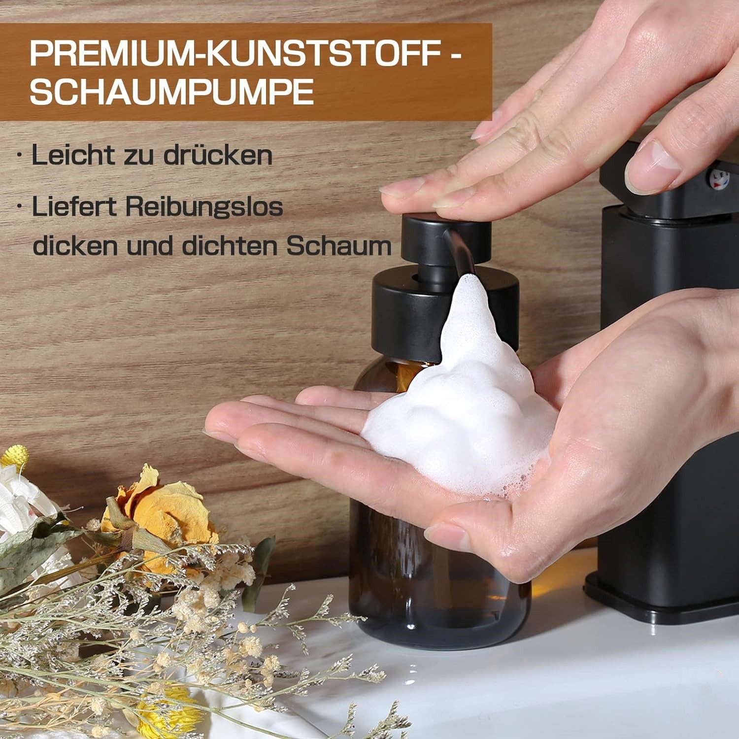 BlingBin Seifenspender 2 Stück Schaumspende Schaumseifenspender 250ml, (2er günstig online kaufen