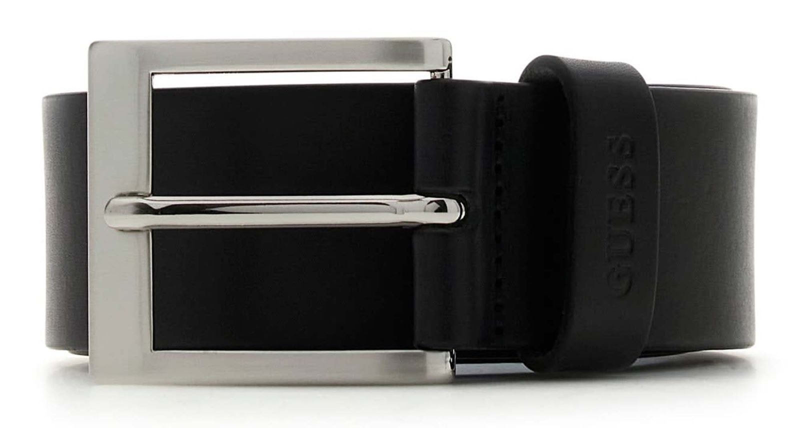 Guess Synthetikgürtel Leather Belt H40 aus echtem Leder