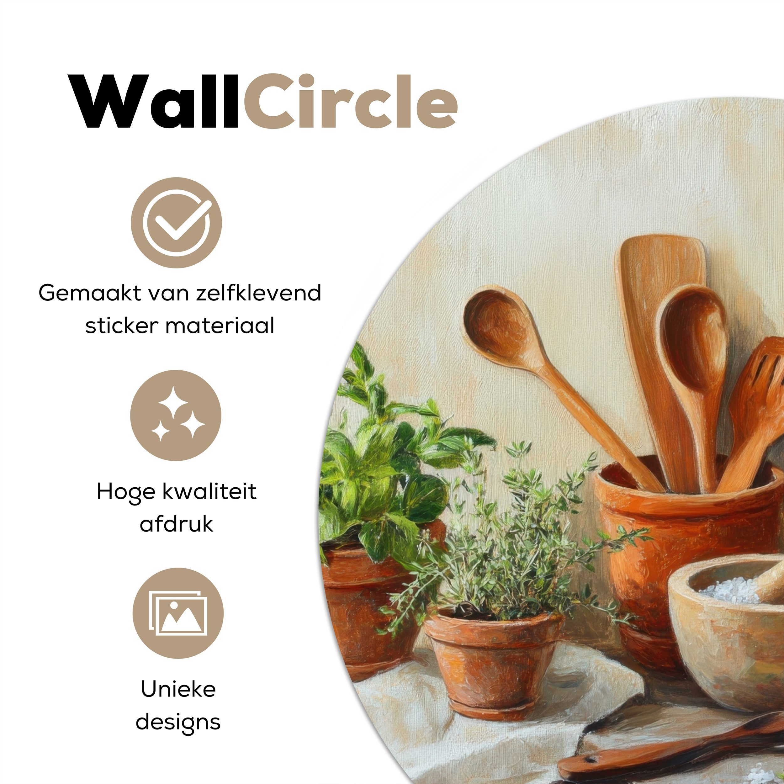 MuchoWow Wandsticker Töpfe - Kräuter - günstig online kaufen