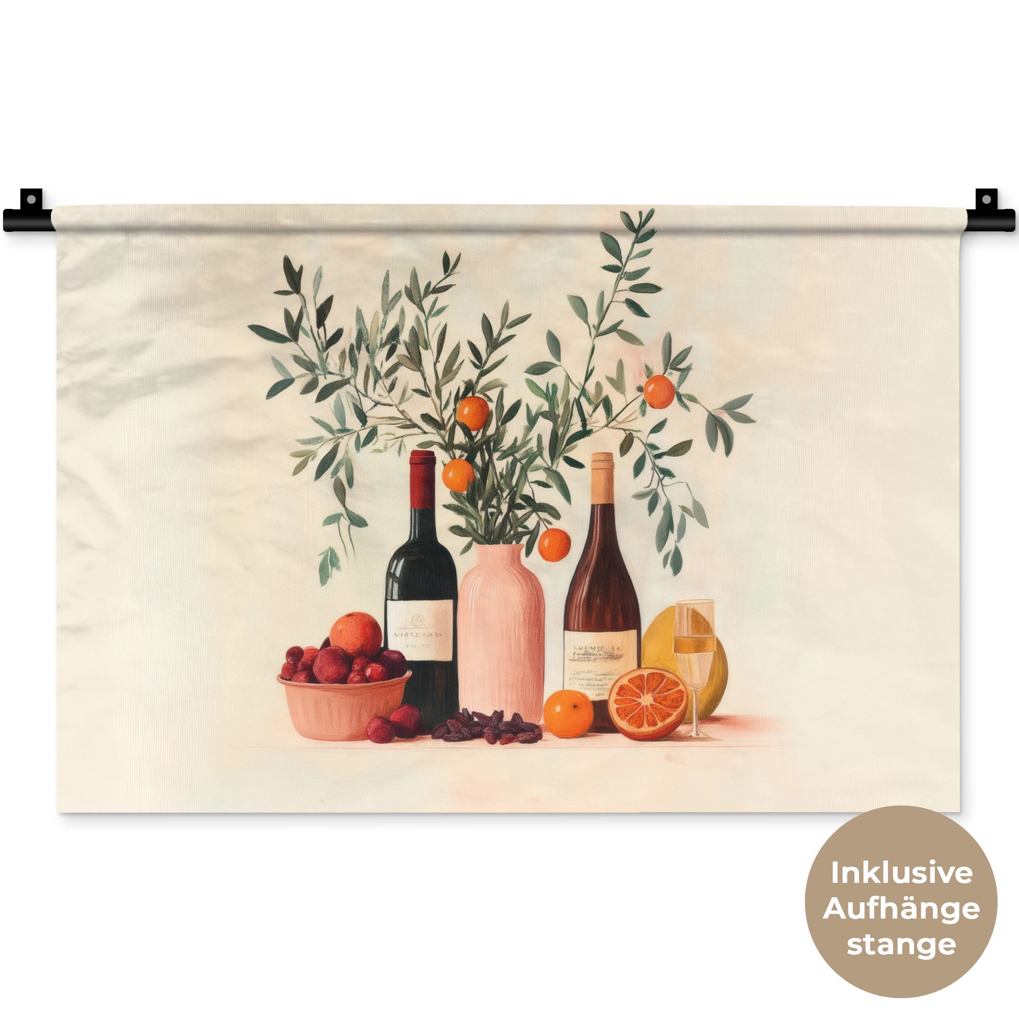 Weinflaschen - Orangen