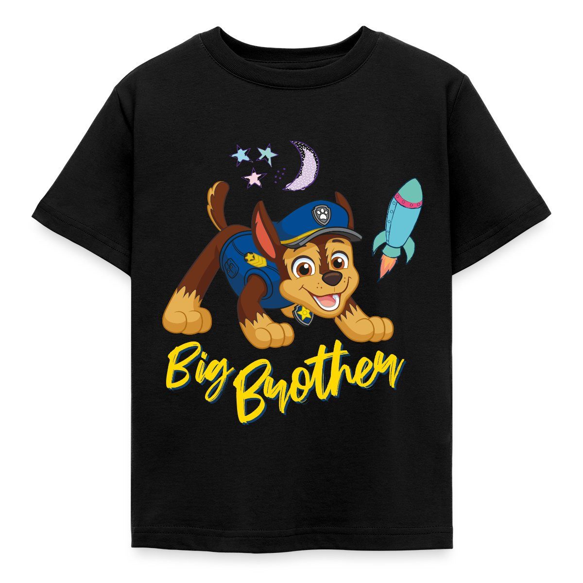 T-Shirt Paw Patrol Großer Bruder Chase Geschenk Kinder T-Shirt