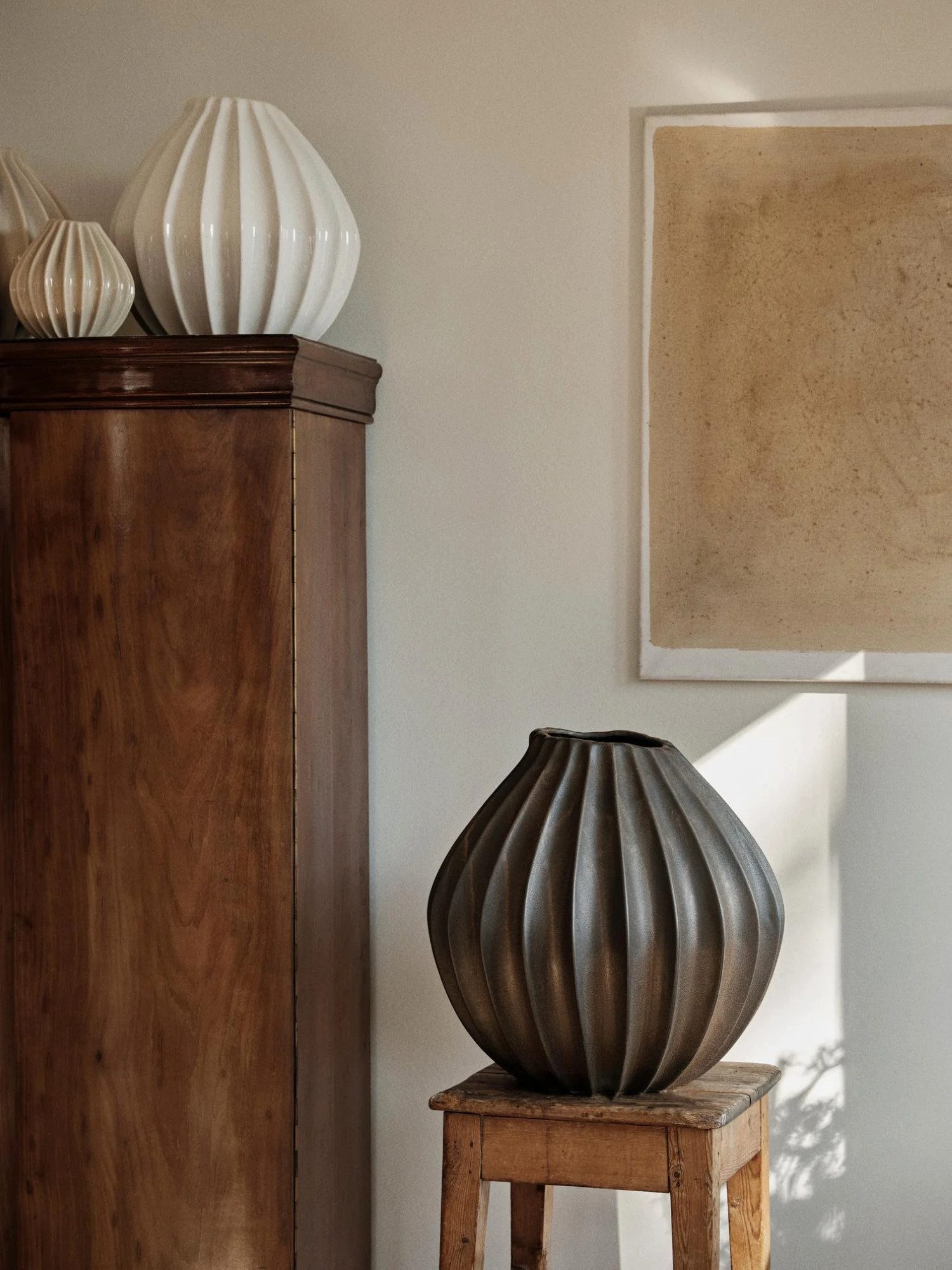 Broste Copenhagen Dekovase Broste Copenhagen Wide Keramik Vase