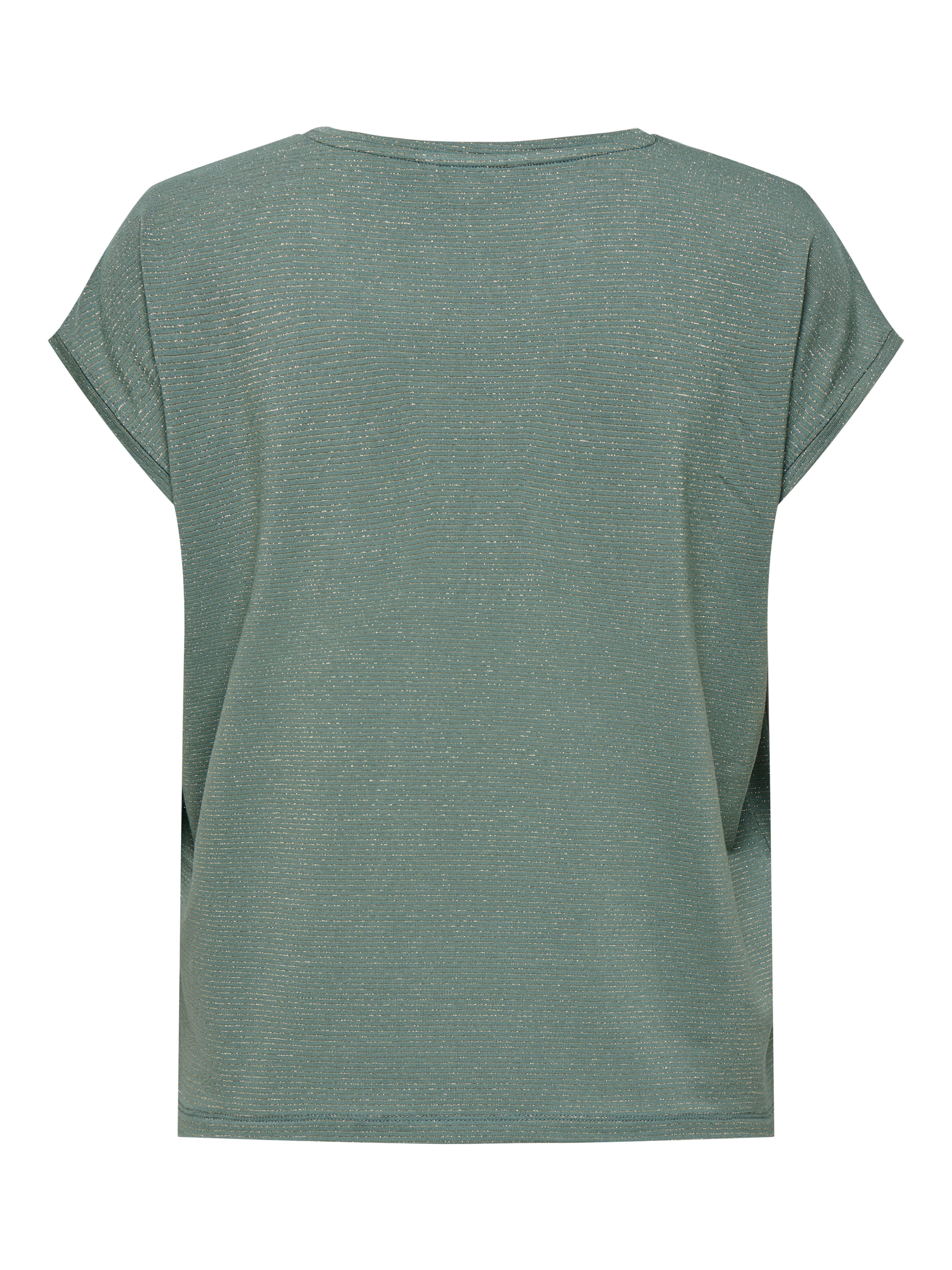 ONLY Kurzarmshirt ONLCLAUDIA S/S GLITTER STRIPE günstig online kaufen