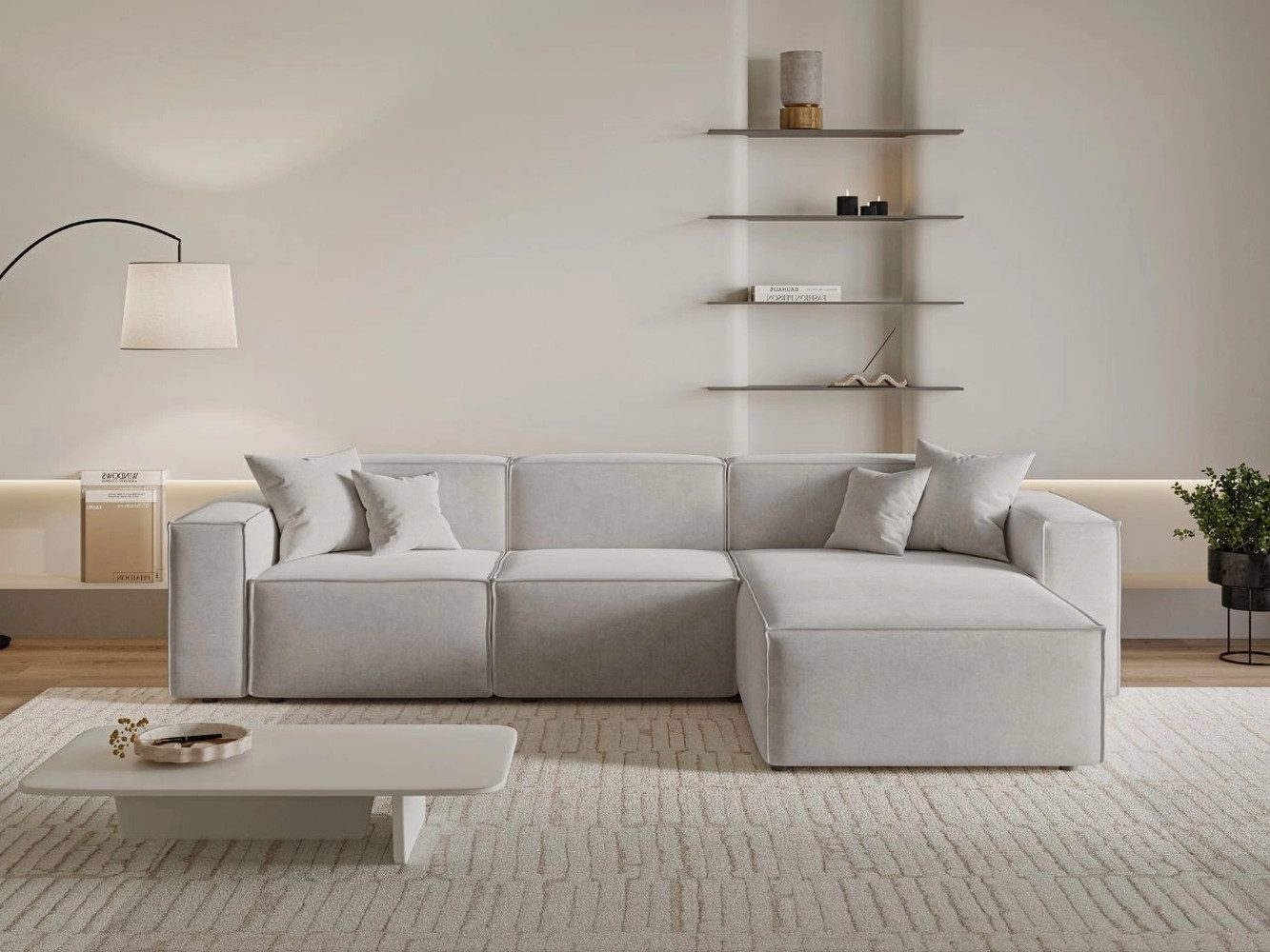 GrainGold Ecksofa L-Form ARIZONA - 265x180 günstig online kaufen