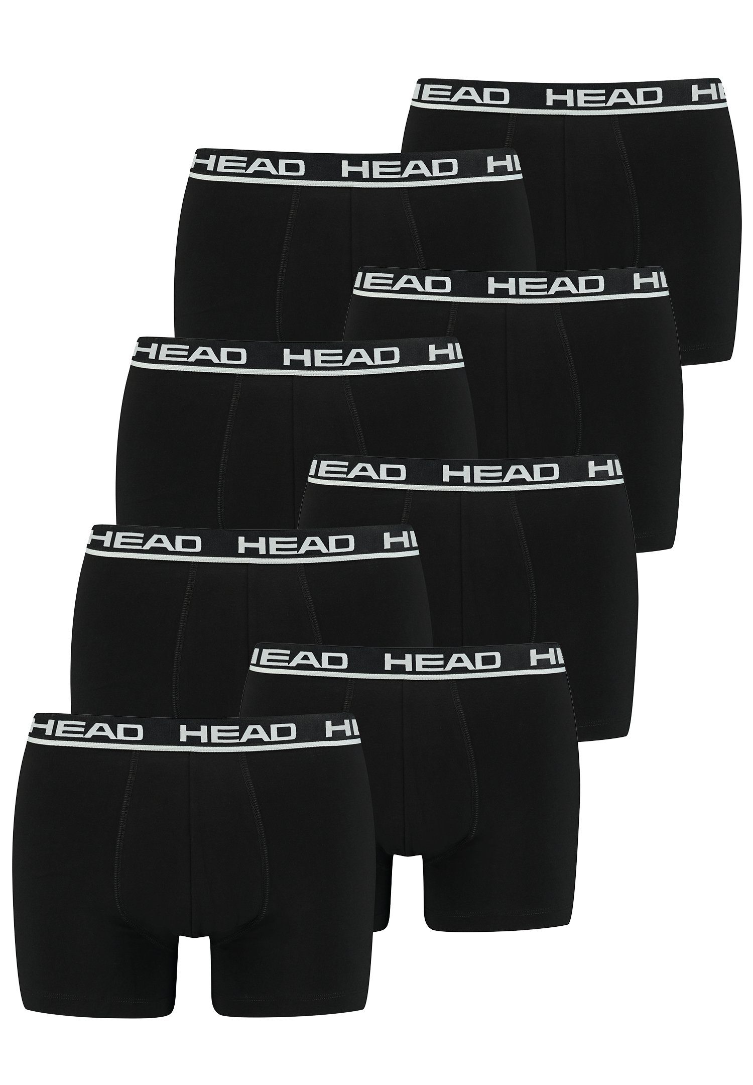 Head Boxershorts Head Basic Boxer 8P (Spar-Set, 8-St., 8er-Pack) 005 - Black
