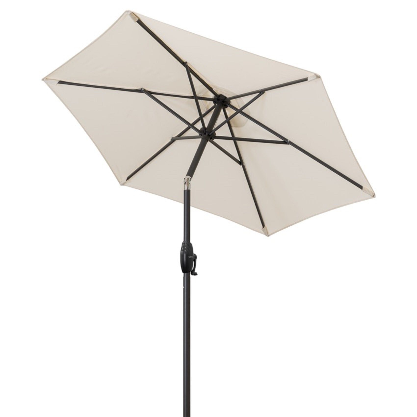 derby Sonnenschirm Basic Lift 180 cm natur, abknickbar, höhenverstellbar