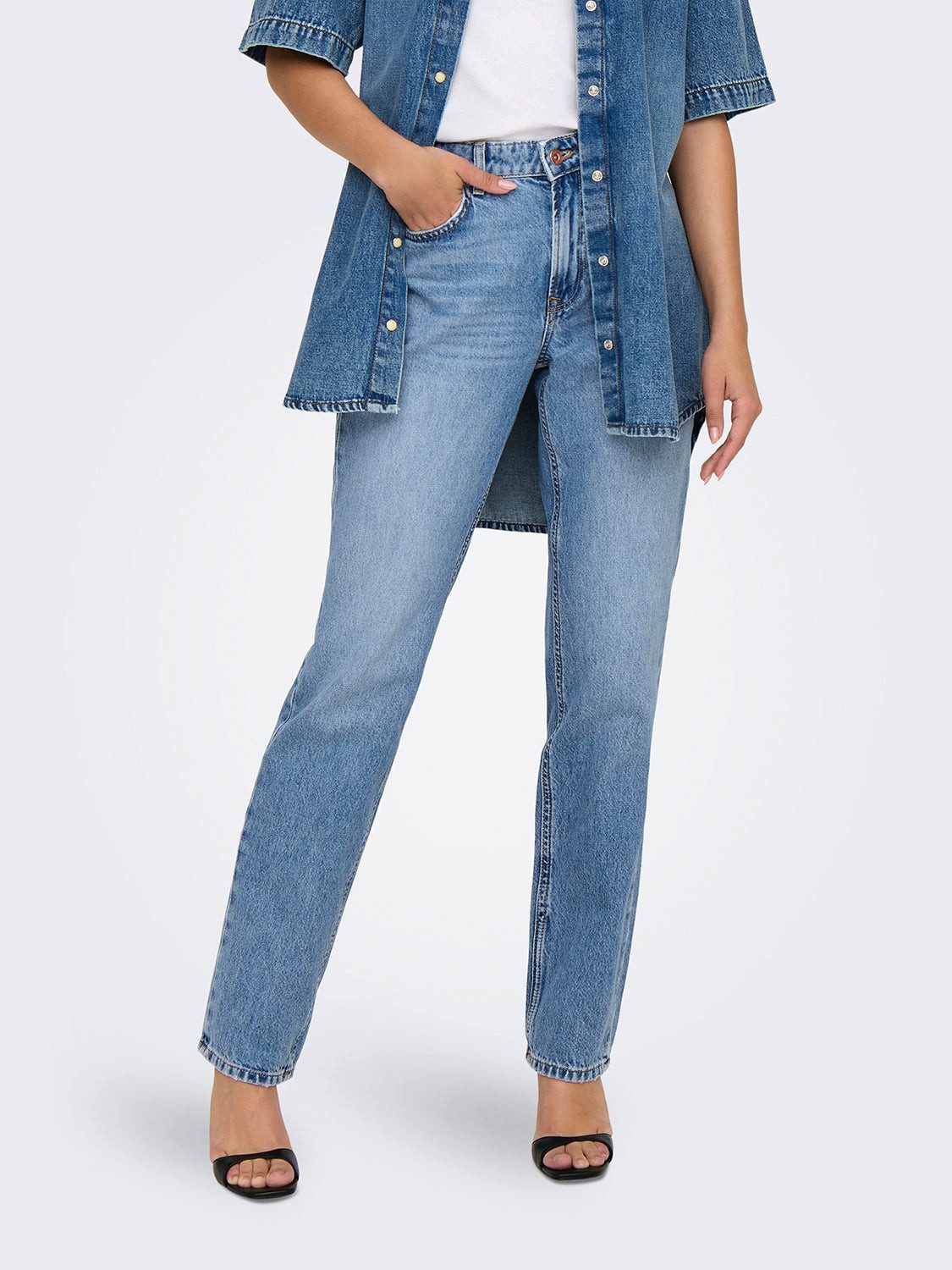 ONLY Weite Jeans BRENDA CRO158 (1-tlg) günstig online kaufen