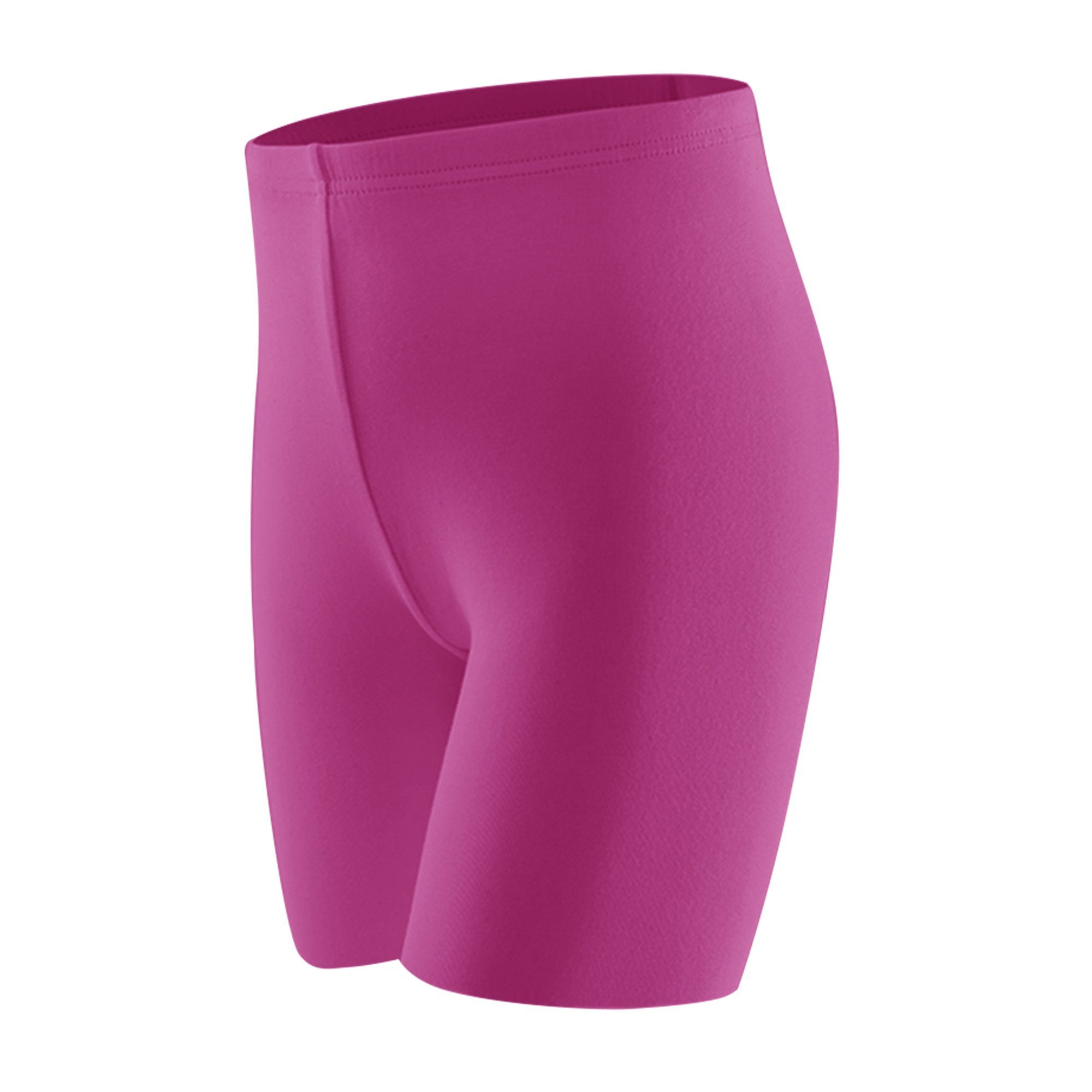 L&K-II Radlerhose 4532 (1er-Pack) Mädchen Leggings Kurz Radlerhose aus Baumwolle Rosa