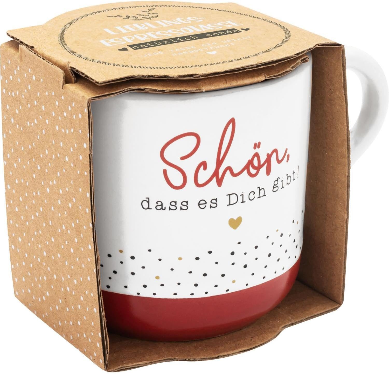 Sheepworld Tasse Espressotasse Espressobecher Mokkatasse Sheepworld Gruss & Co SCHÖN, Material: Steinzeug