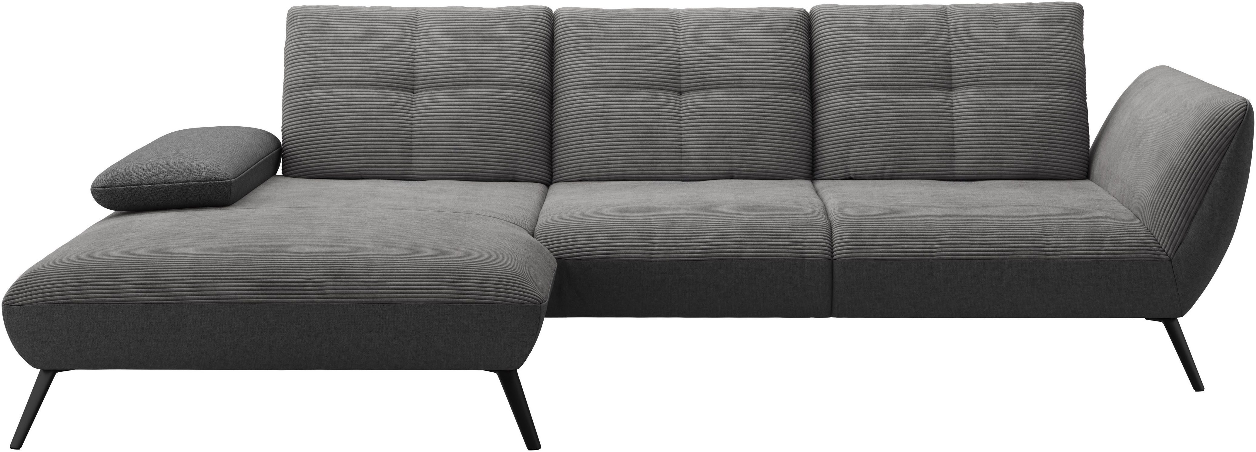 PLACES OF STYLE Ecksofa "Mikado L-Form" inkl. Sitztiefenverstellung und Arm günstig online kaufen