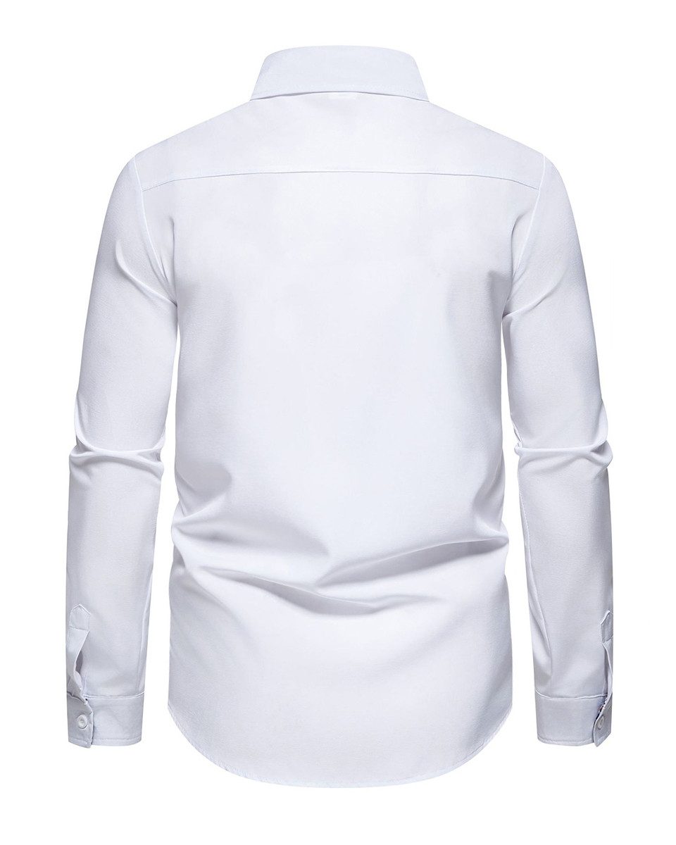 Allthemen Langarmhemd mit stylischen Gingham-Kontrastdetails günstig online kaufen