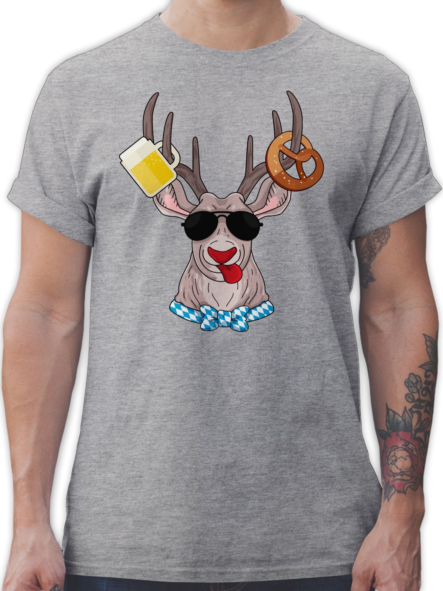 T-Shirt Oktoberfest Hirsch
