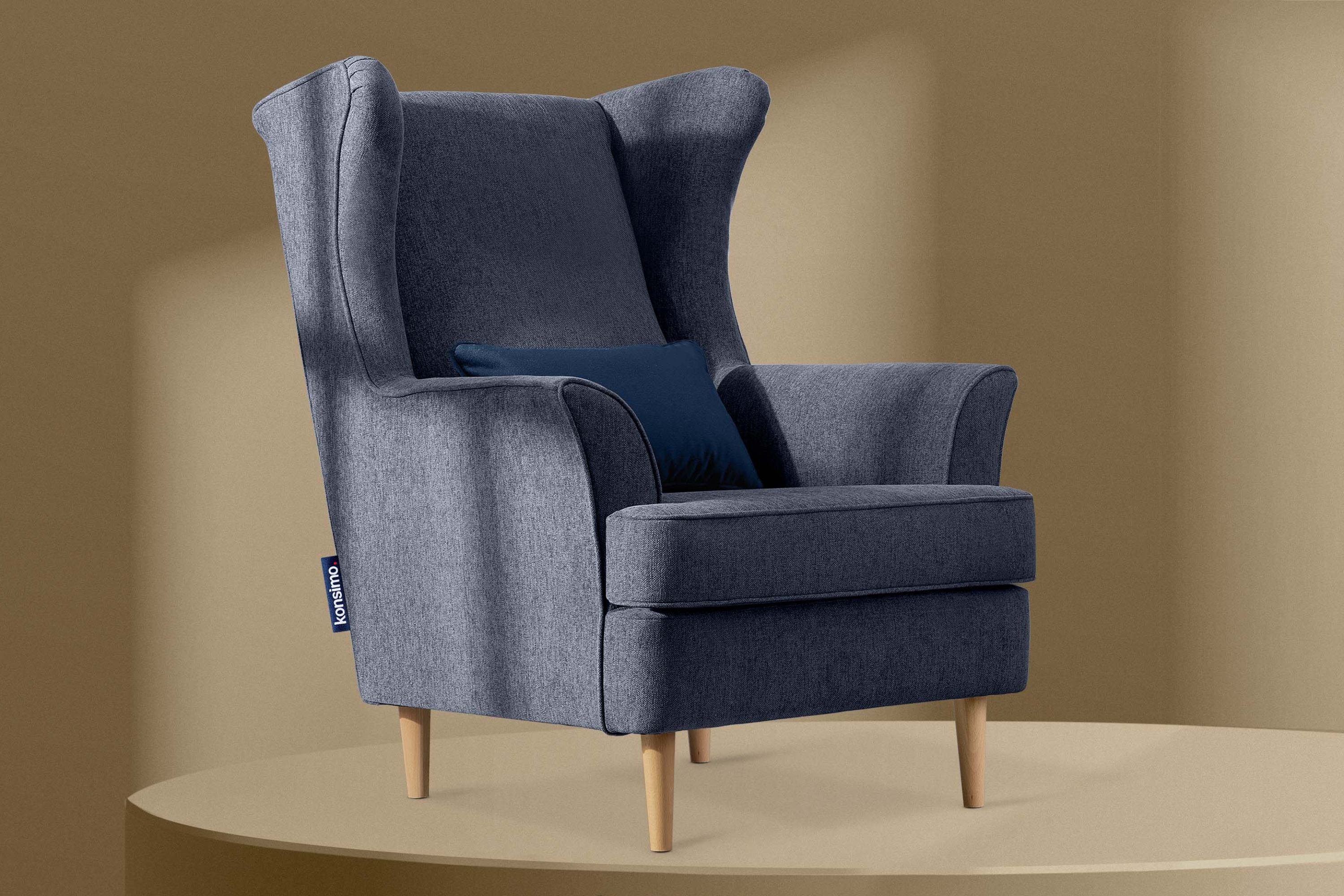 KONSIMO® Ohrensessel STRALIS Sessel, zeitloses Design günstig online kaufen