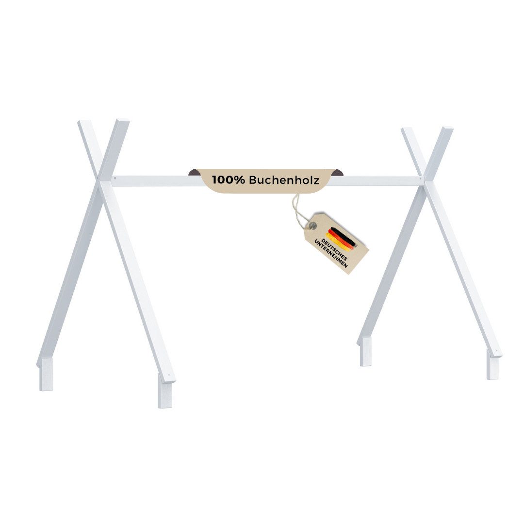 Alavya Home® Kinderbett Bodenbett "TITAN" DACH günstig online kaufen