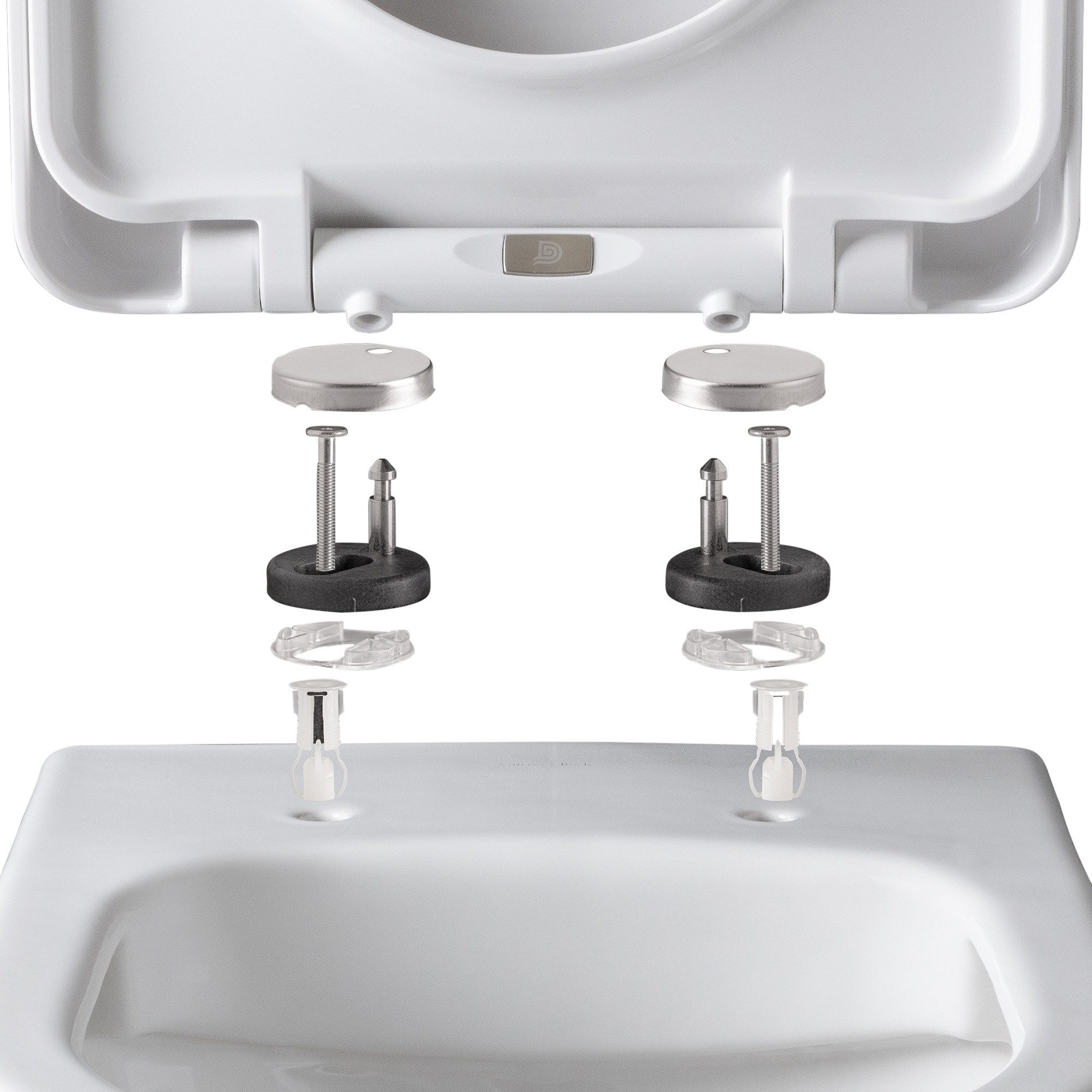 blumfeldt WC-Sitz Senzano Toilettendeckel, Absenkautomatik, antibakterielle günstig online kaufen