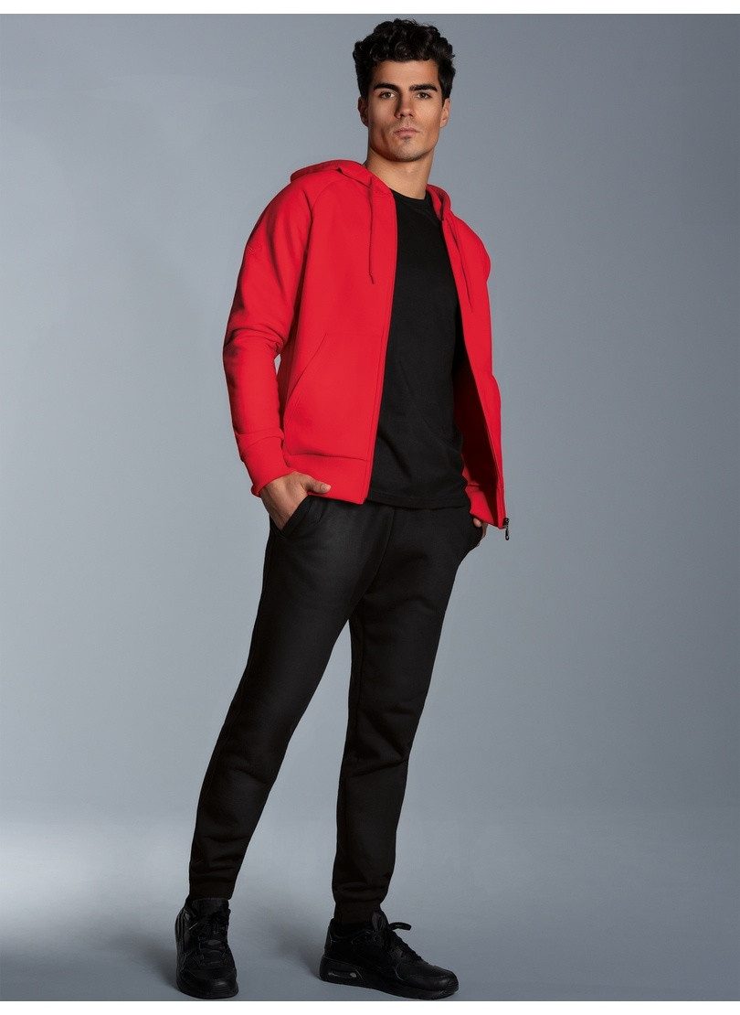 Trigema Freizeitanzug TRIGEMA Jogginganzug mit Kapuze und Reißverschluss (1-tlg)