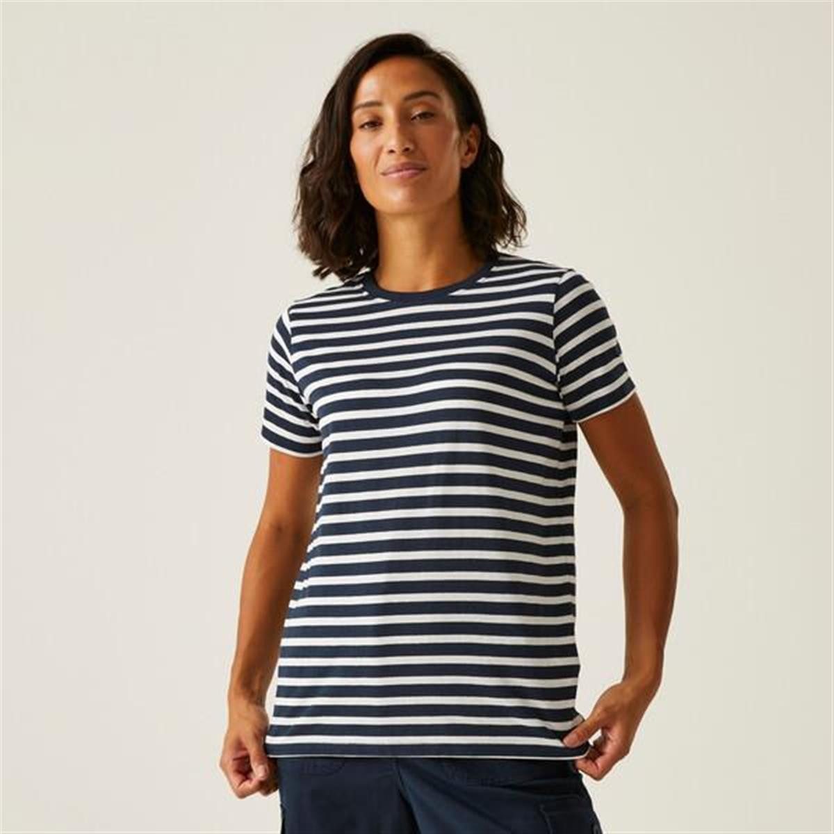 Regatta Rundhalsshirt T-Shirt Damen gestreift BaylettaSSTee Womens T-Shirts