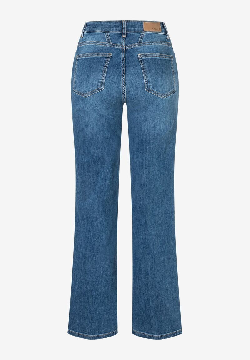 MORE&MORE Bootcut-Jeans Wide Leg Denim Jeans günstig online kaufen