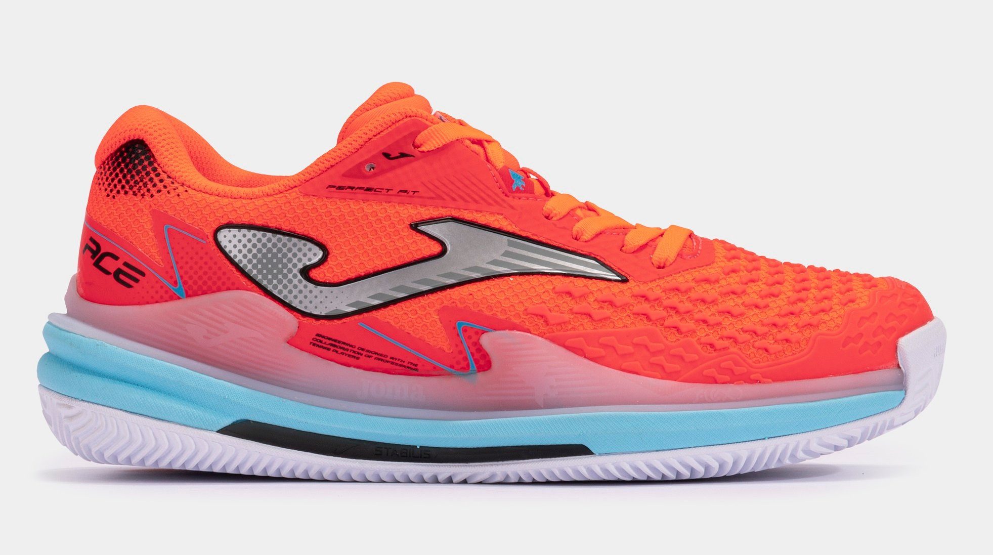 Joma Ace Allcourt/Stabilität 2024 korallenrot Damen Tennisschuh